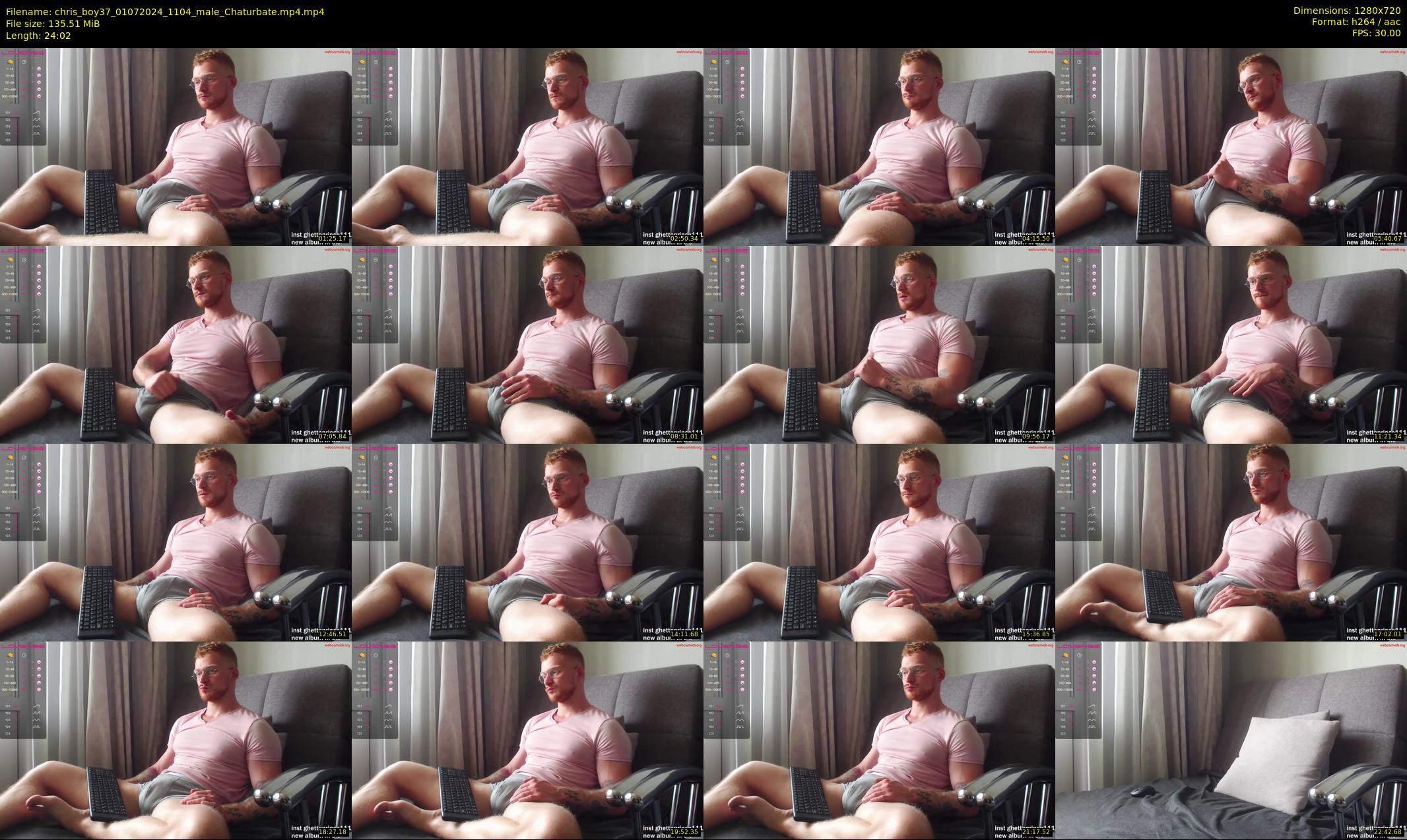 chris_boy37 — 25 minute Chaturbate male cam show recording, 720p, Jul 1, 2024
