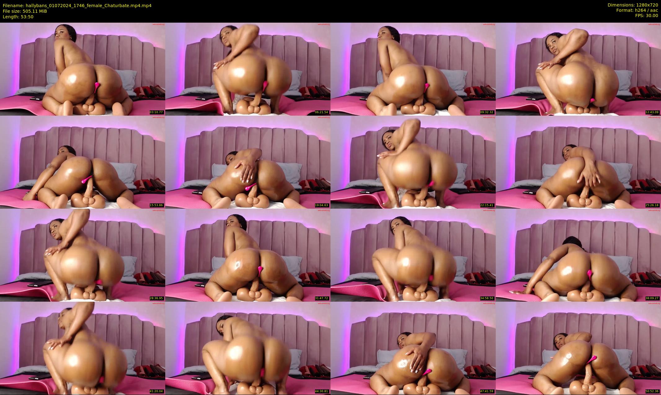 hallybans — 54 minute Chaturbate female cam show recording, 720p, Jul 1, 2024