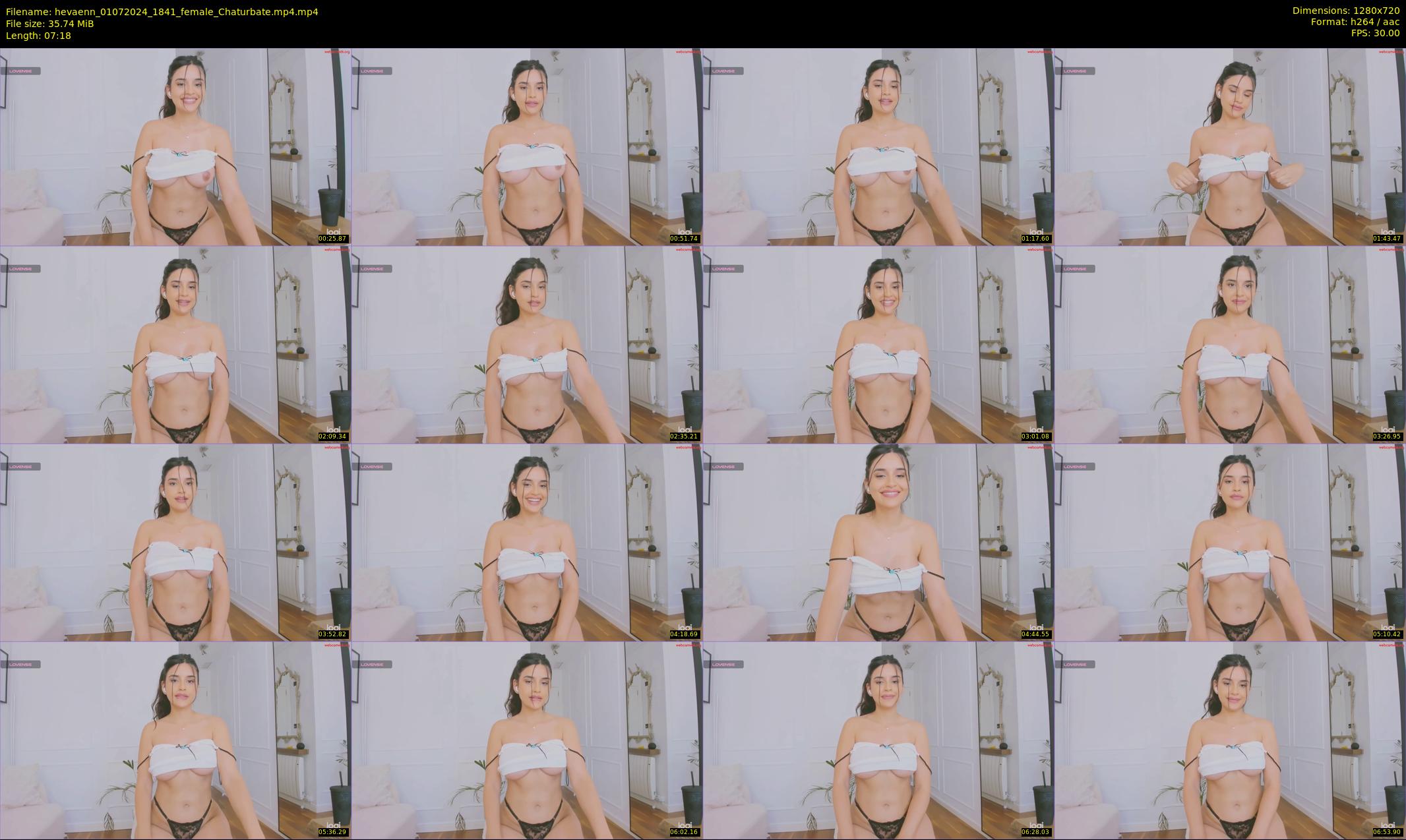 hevaenn — 8 minute Chaturbate female cam show recording, 720p, Jul 1, 2024