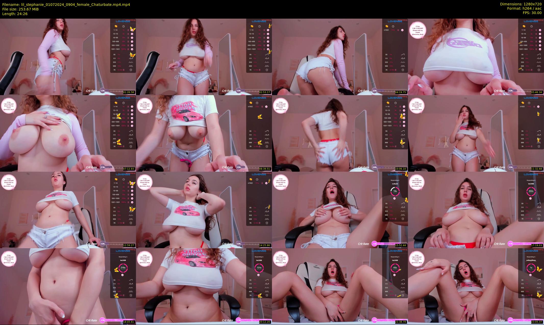 lil_stephanie — 25 minute Chaturbate female cam show recording, 720p, Jul 1, 2024