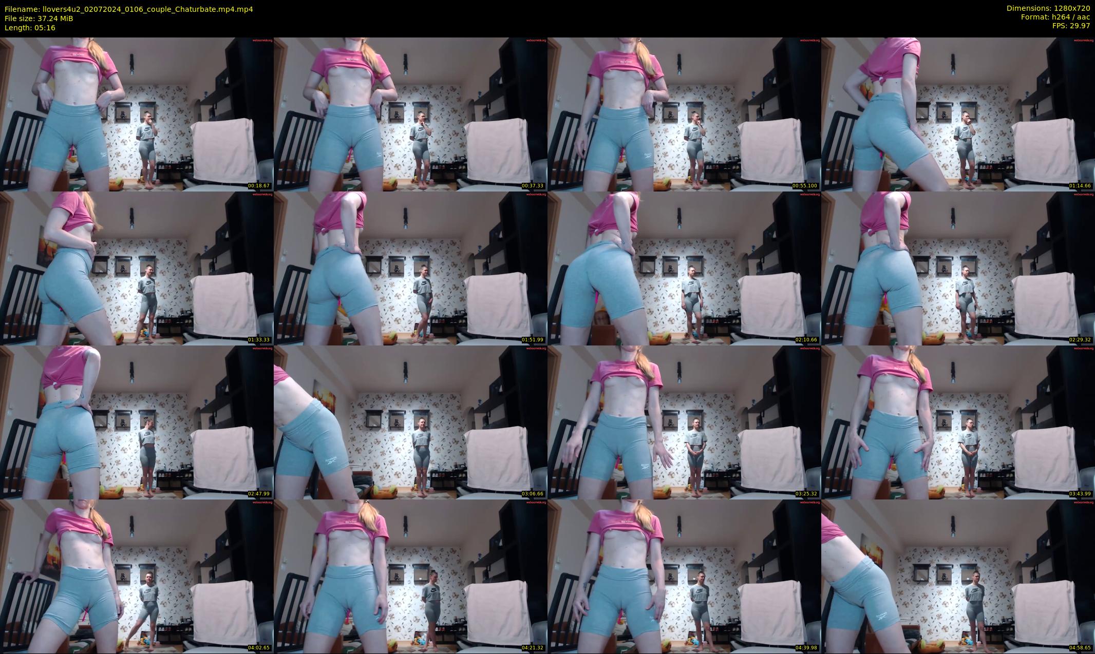 llovers4u2 — 6 minute Chaturbate couple cam show recording, 720p, Jul 2, 2024