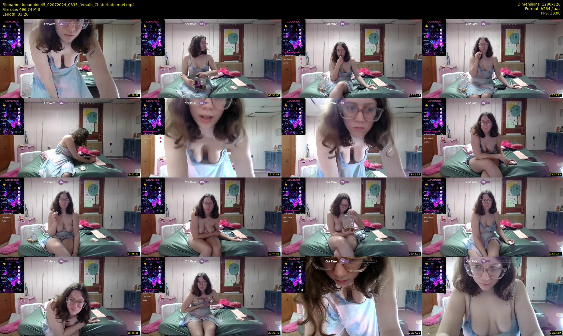 lunaquinn45 — 34 minute Chaturbate female cam show recording, 720p, Jul 2, 2024