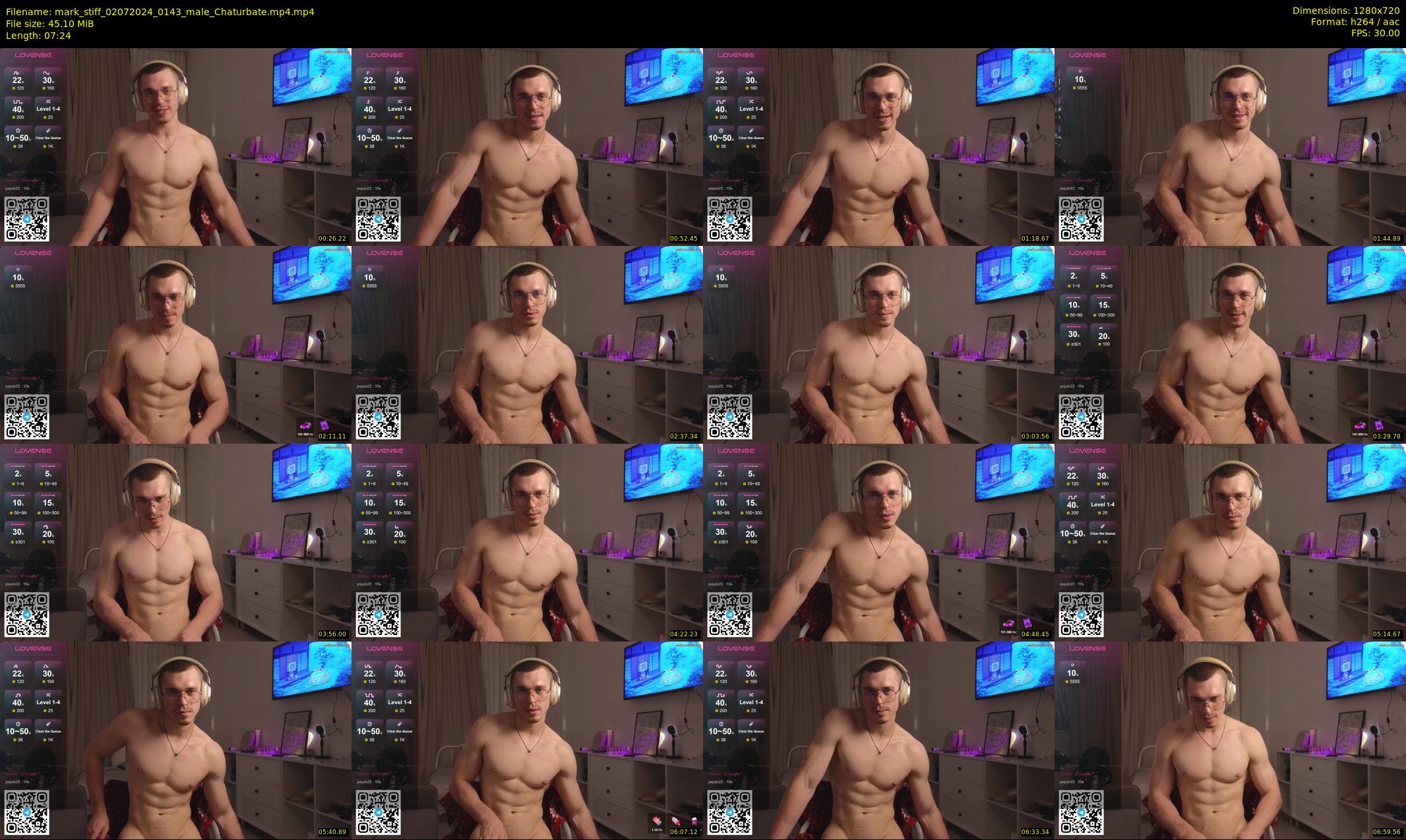 mark_stiff — 8 minute Chaturbate male cam show recording, 720p, Jul 2, 2024