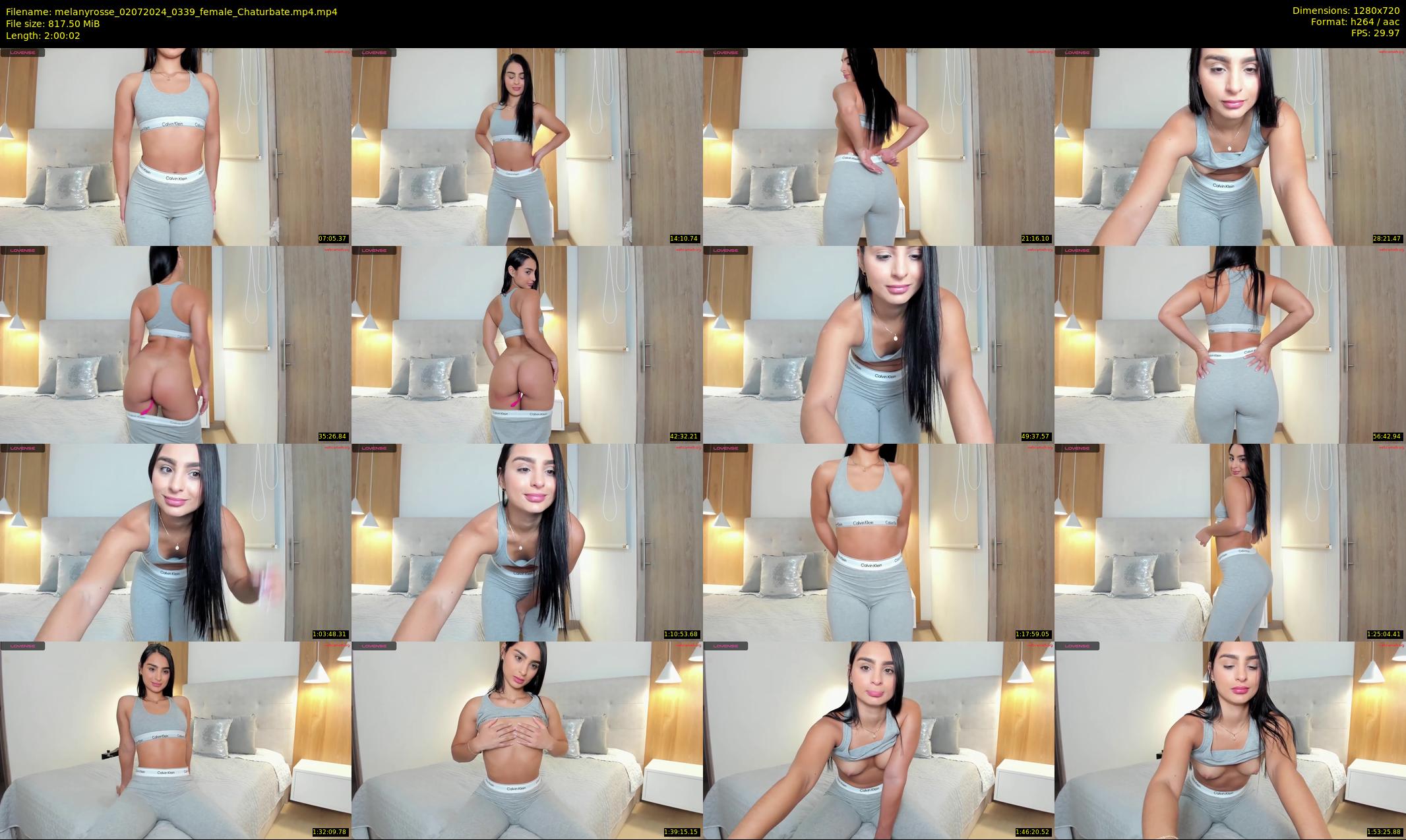melanyrosse — 121 minute Chaturbate female cam show recording, 720p, Jul 2, 2024