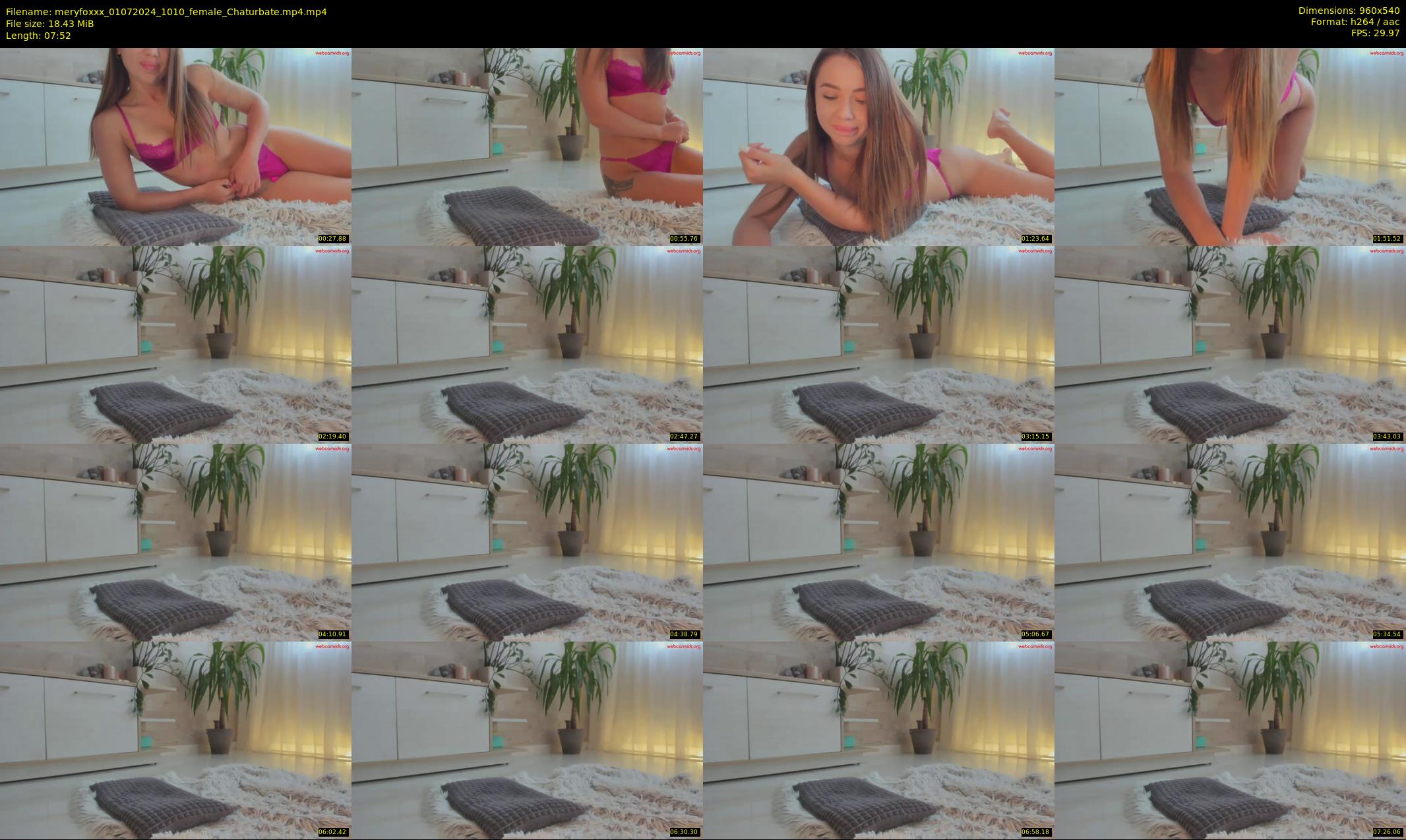 meryfoxxx — 8 minute Chaturbate female cam show recording, 480p, Jul 1, 2024