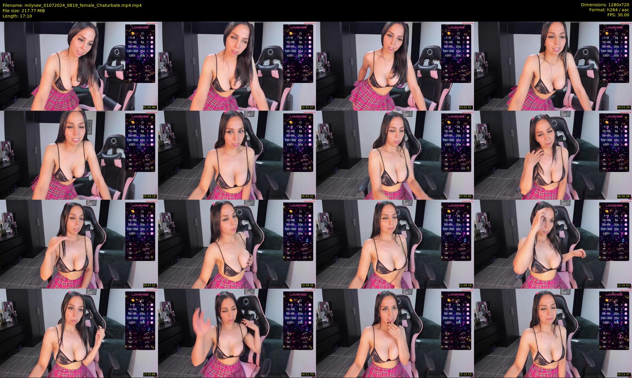 milynee — 18 minute Chaturbate female cam show recording, 720p, Jul 1, 2024