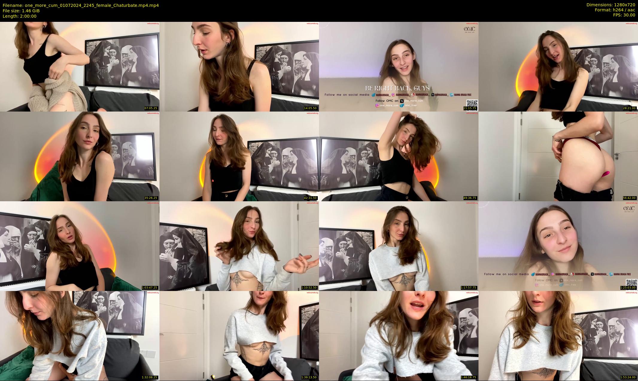 one_more_cum — 120 minute Chaturbate couple cam show recording, 720p, Jul 1, 2024