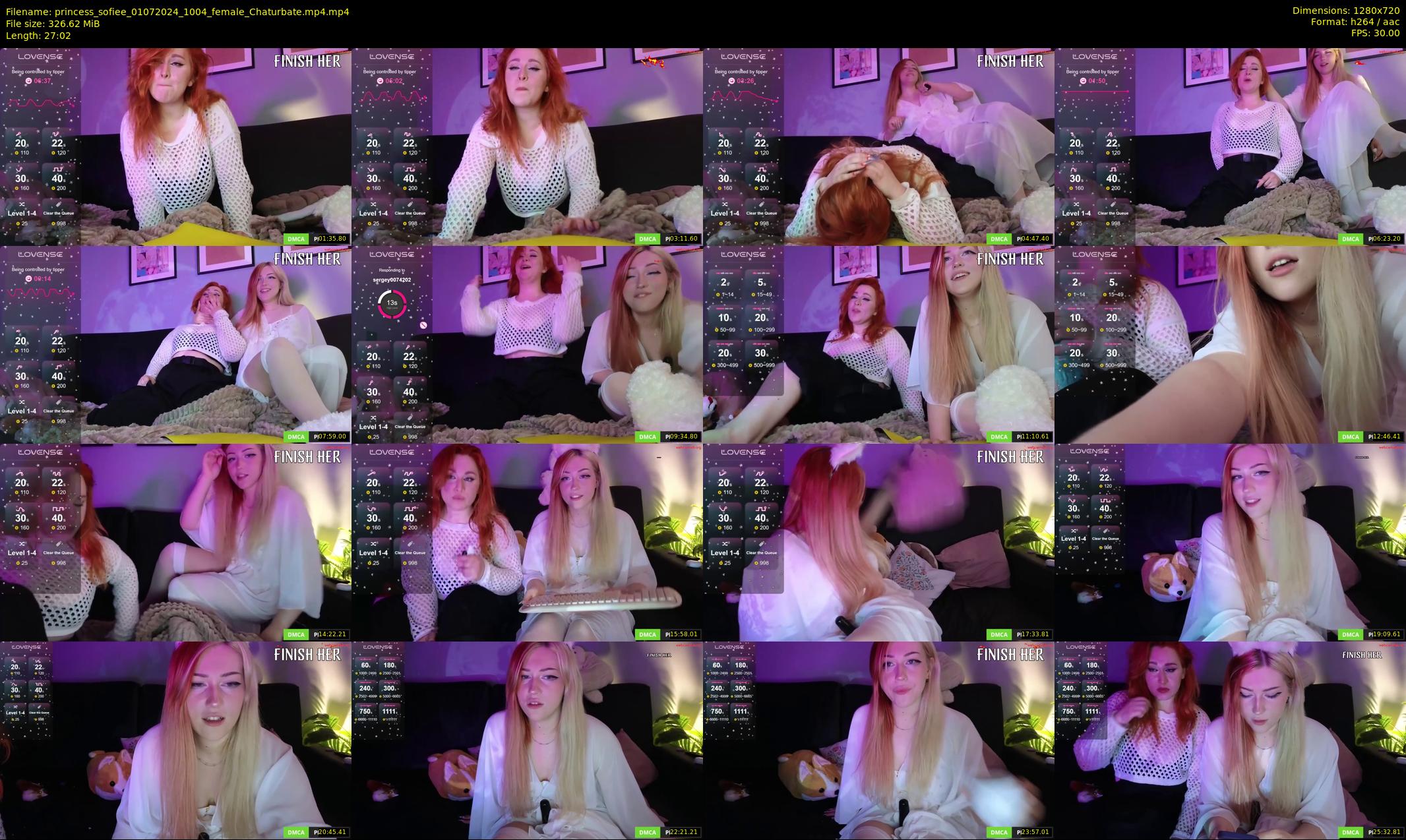 princess_sofiee — 28 minute Chaturbate female cam show recording, 720p, Jul 1, 2024