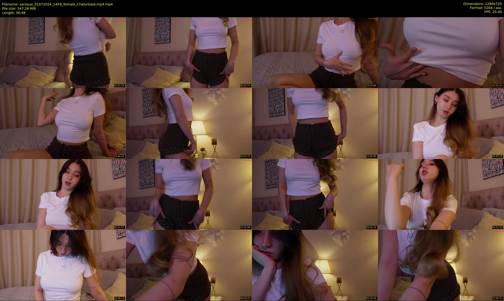 sarasuo — 57 minute Chaturbate female cam show recording, 720p, Jul 1, 2024