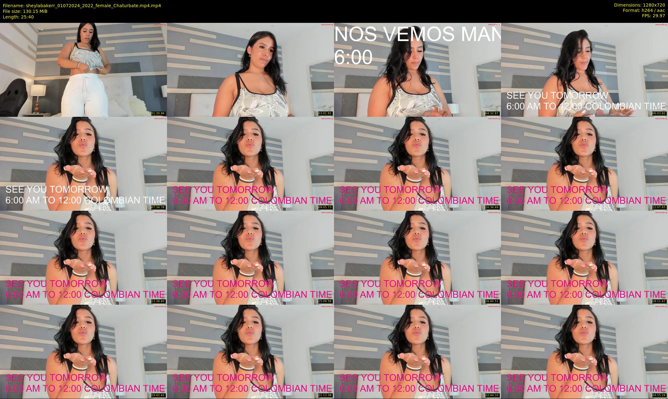 sheylabakerr — 26 minute Chaturbate female cam show recording, 720p, Jul 1, 2024