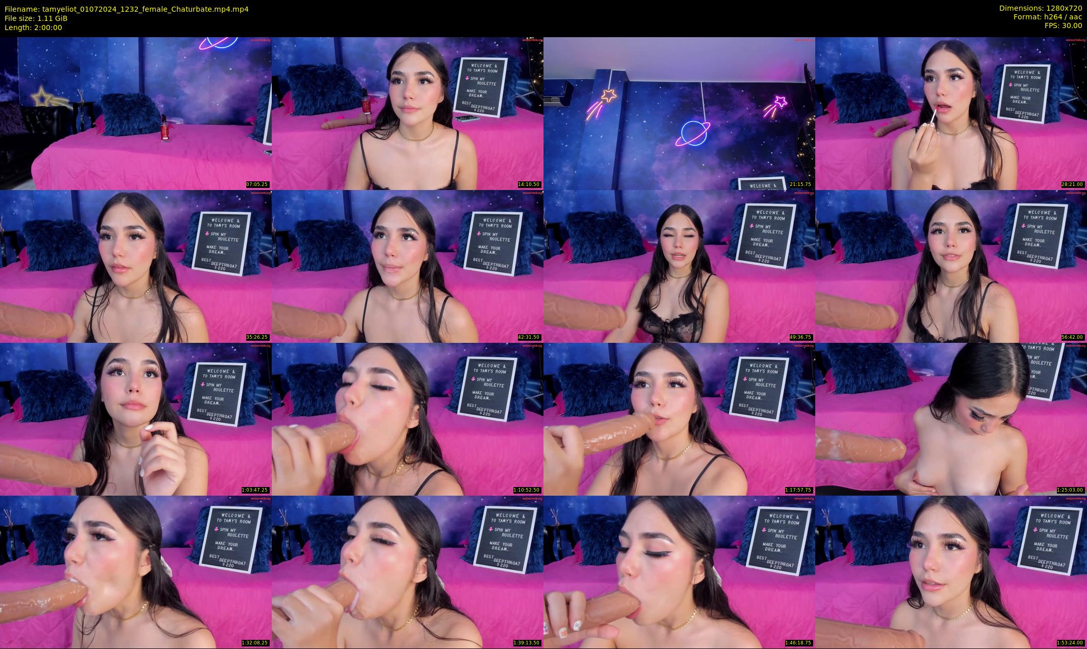 tamyeliot — 120 minute Chaturbate female cam show recording, 720p, Jul 1, 2024