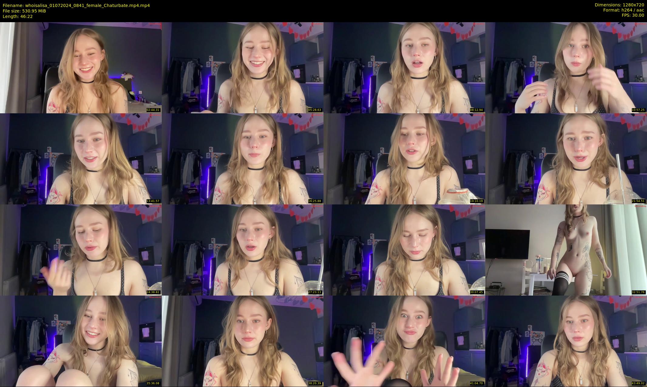 whoisalisa — 47 minute Chaturbate female cam show recording, 720p, Jul 1, 2024