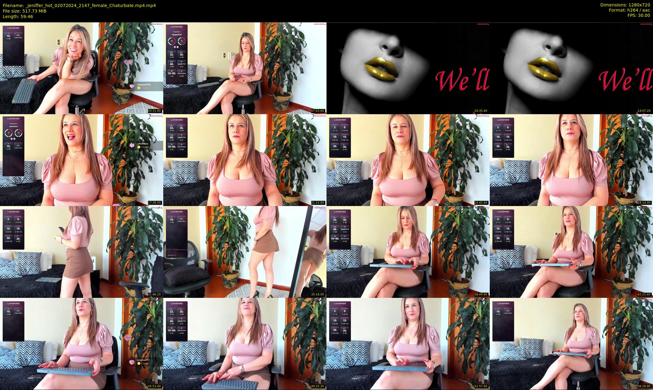 _jeniffer_hot — 60 minute Chaturbate female cam show recording, 720p, Jul 2, 2024