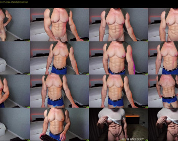 adam_muscle_ — 24 minute Chaturbate male cam show recording, 720p, Jul 2, 2024