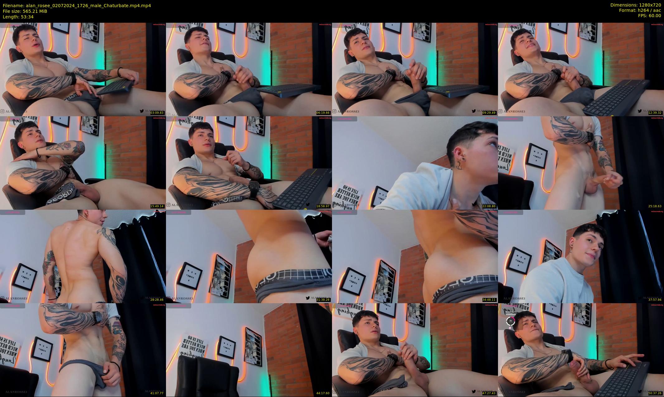 alan_rosee — 54 minute Chaturbate male cam show recording, 720p, Jul 2, 2024
