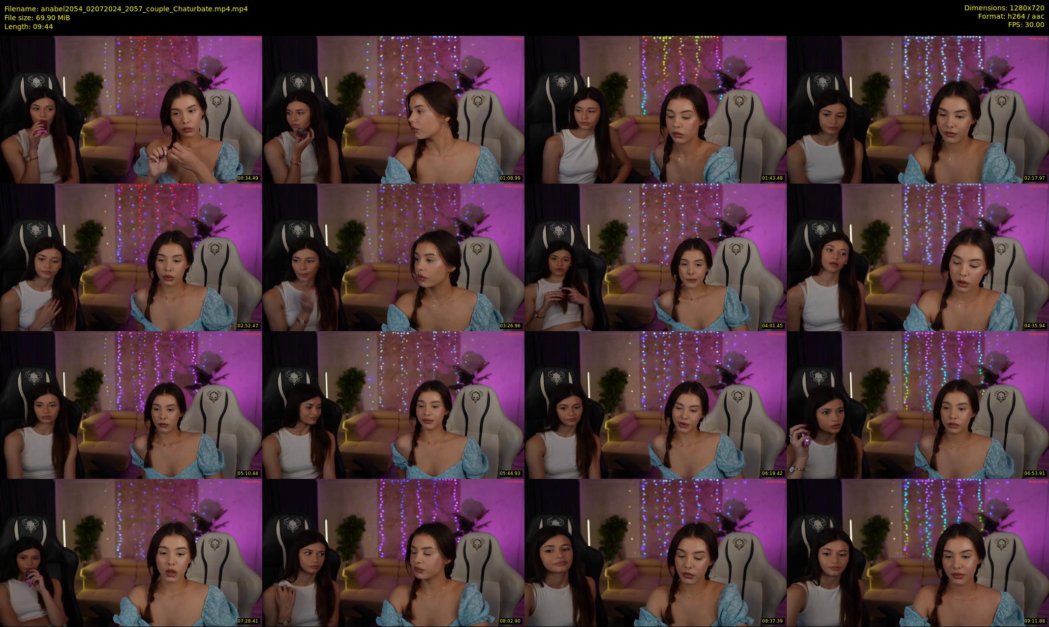anabel2054 — 10 minute Chaturbate female cam show recording, 720p, Jul 2, 2024