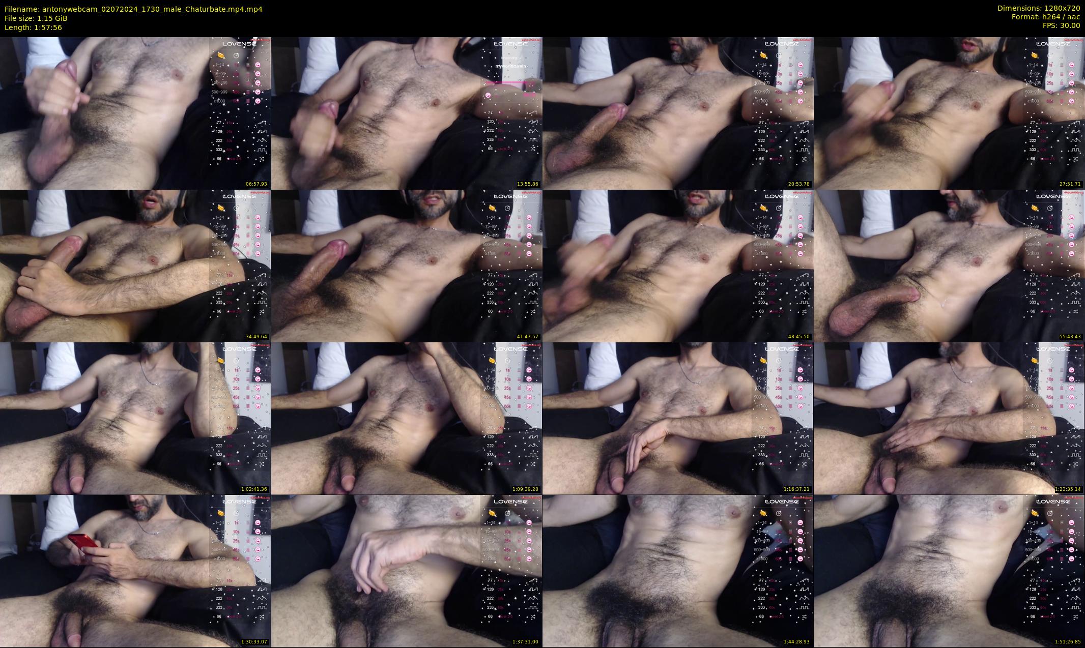 antonywebcam — 118 minute Chaturbate male cam show recording, 720p, Jul 2, 2024