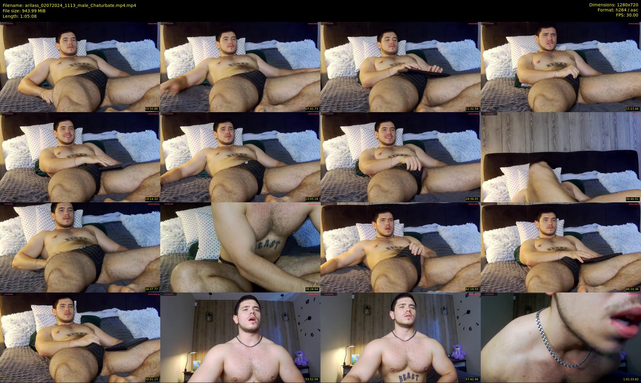 arilass — 66 minute Chaturbate male cam show recording, 720p, Jul 2, 2024
