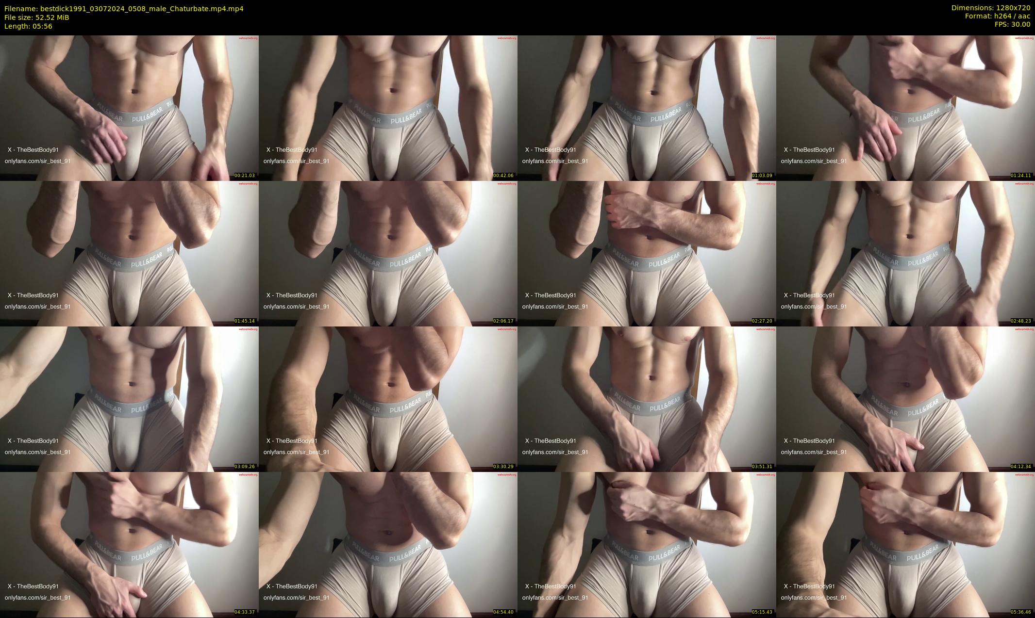 bestdick1991 — 6 minute Chaturbate male cam show recording, 720p, Jul 3, 2024