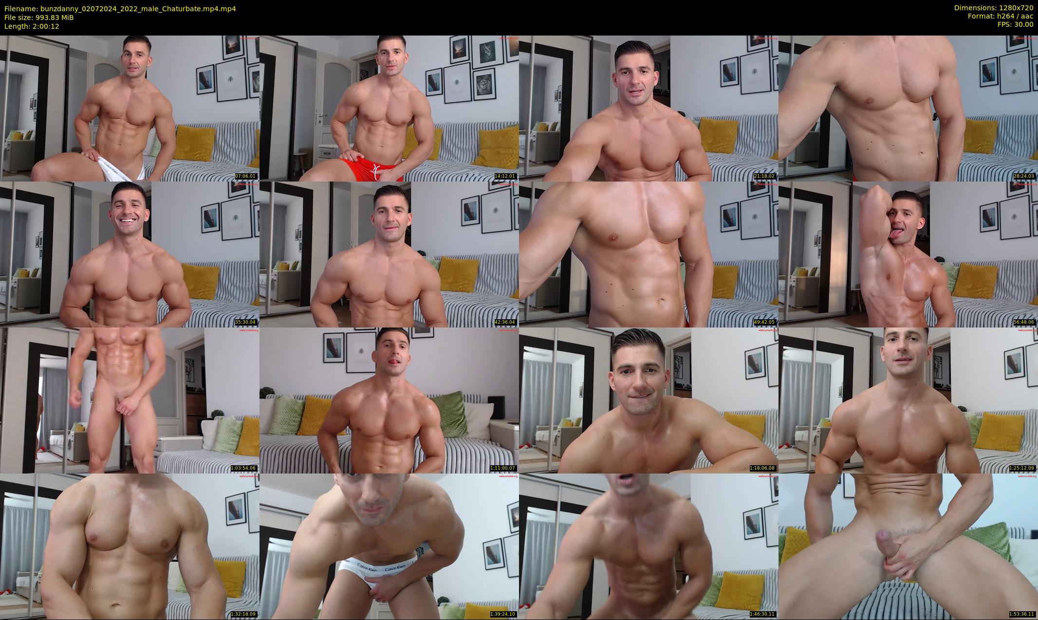 bunzdanny — 121 minute Chaturbate male cam show recording, 720p, Jul 2, 2024