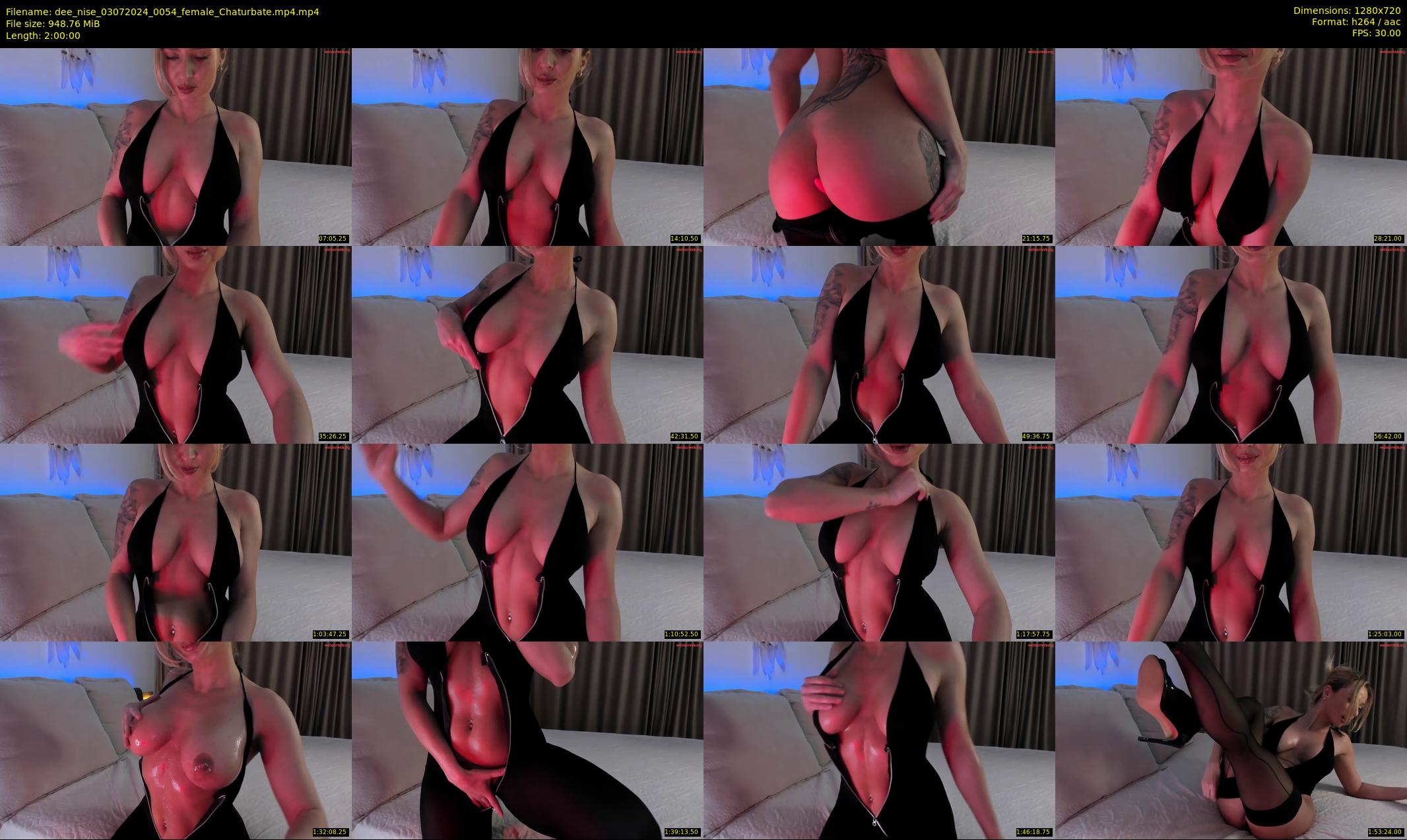 dee_nise — 120 minute Chaturbate female cam show recording, 720p, Jul 3, 2024