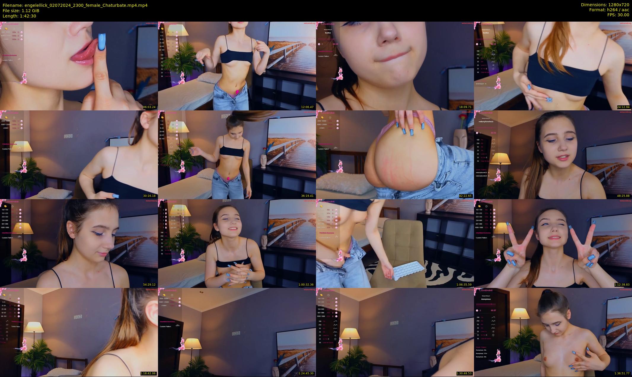 engelellick — 103 minute Chaturbate female cam show recording, 720p, Jul 2, 2024