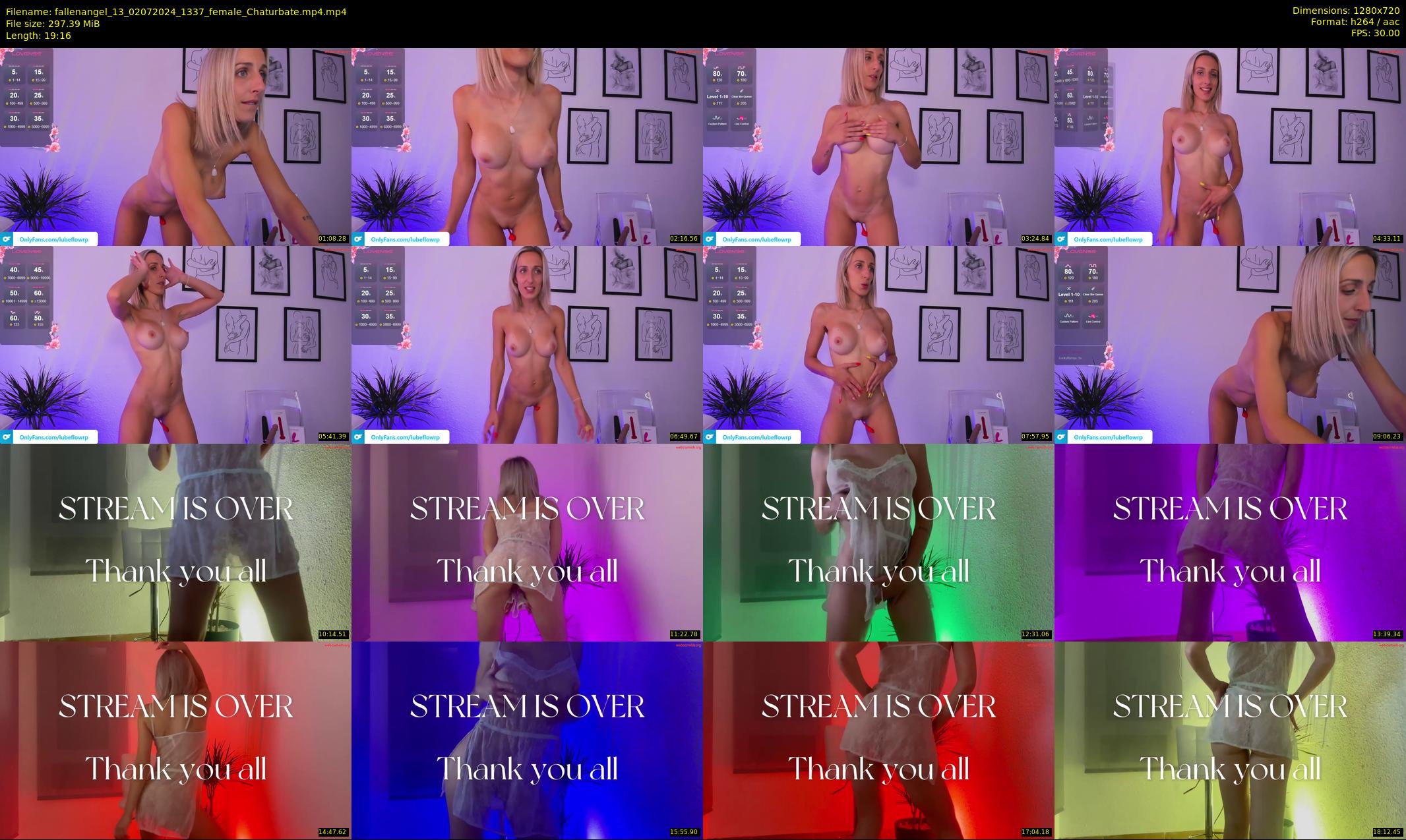 fallenangel_13 — 20 minute Chaturbate female cam show recording, 720p, Jul 2, 2024