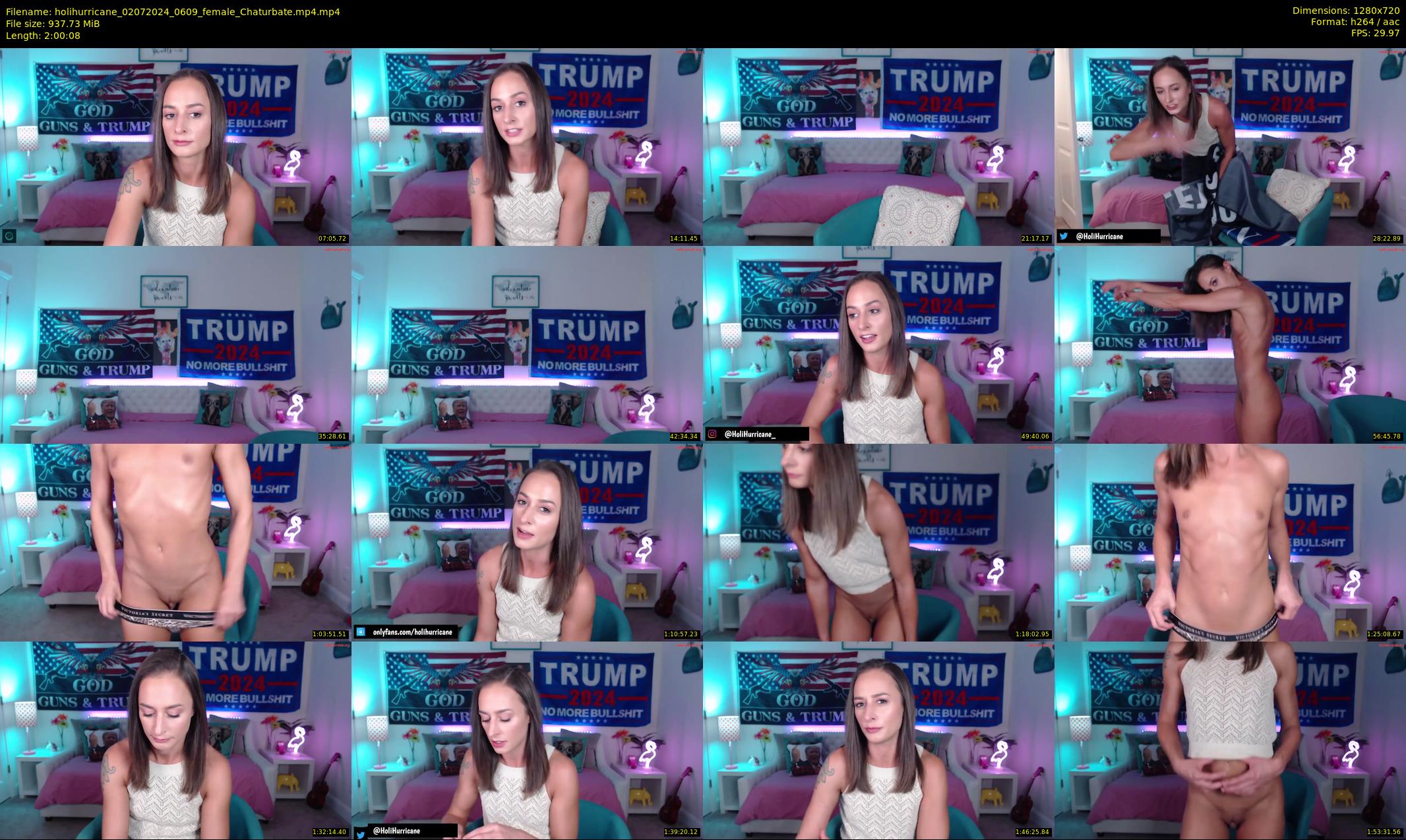 holihurricane — 121 minute Chaturbate female cam show recording, 720p, Jul 2, 2024