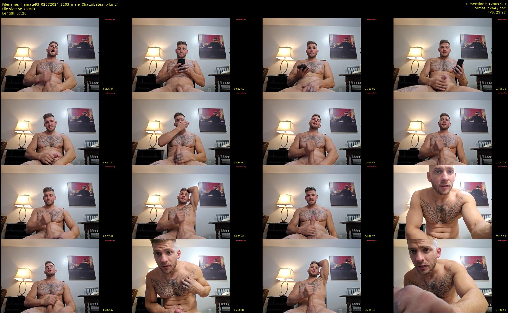 inamate93 — 8 minute Chaturbate male cam show recording, 720p, Jul 2, 2024