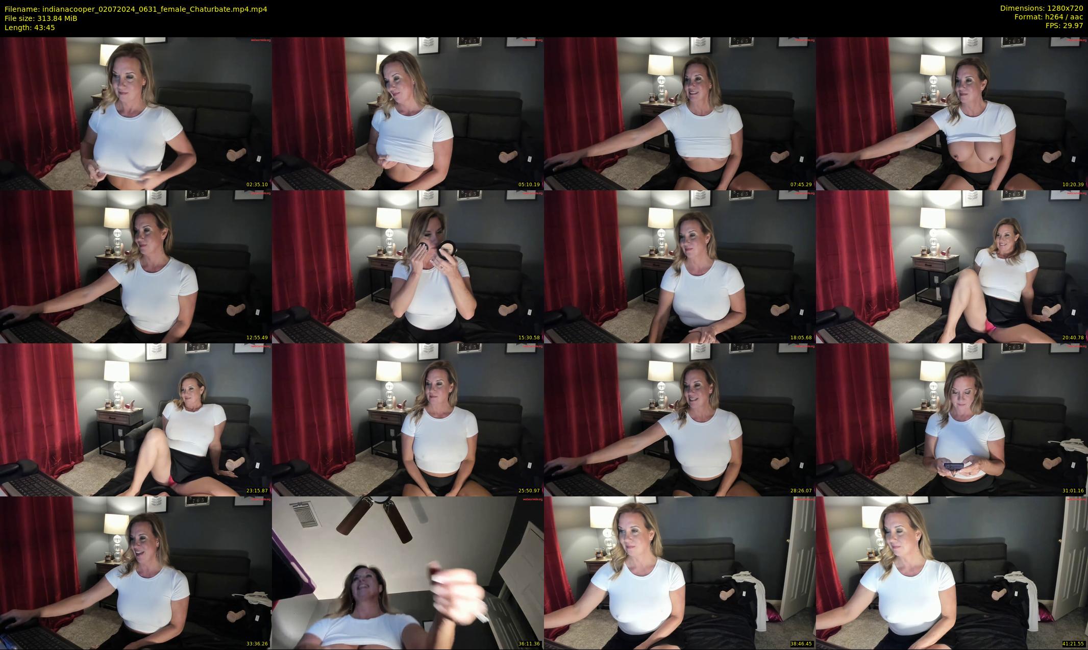 indianacooper — 44 minute Chaturbate female cam show recording, 720p, Jul 2, 2024