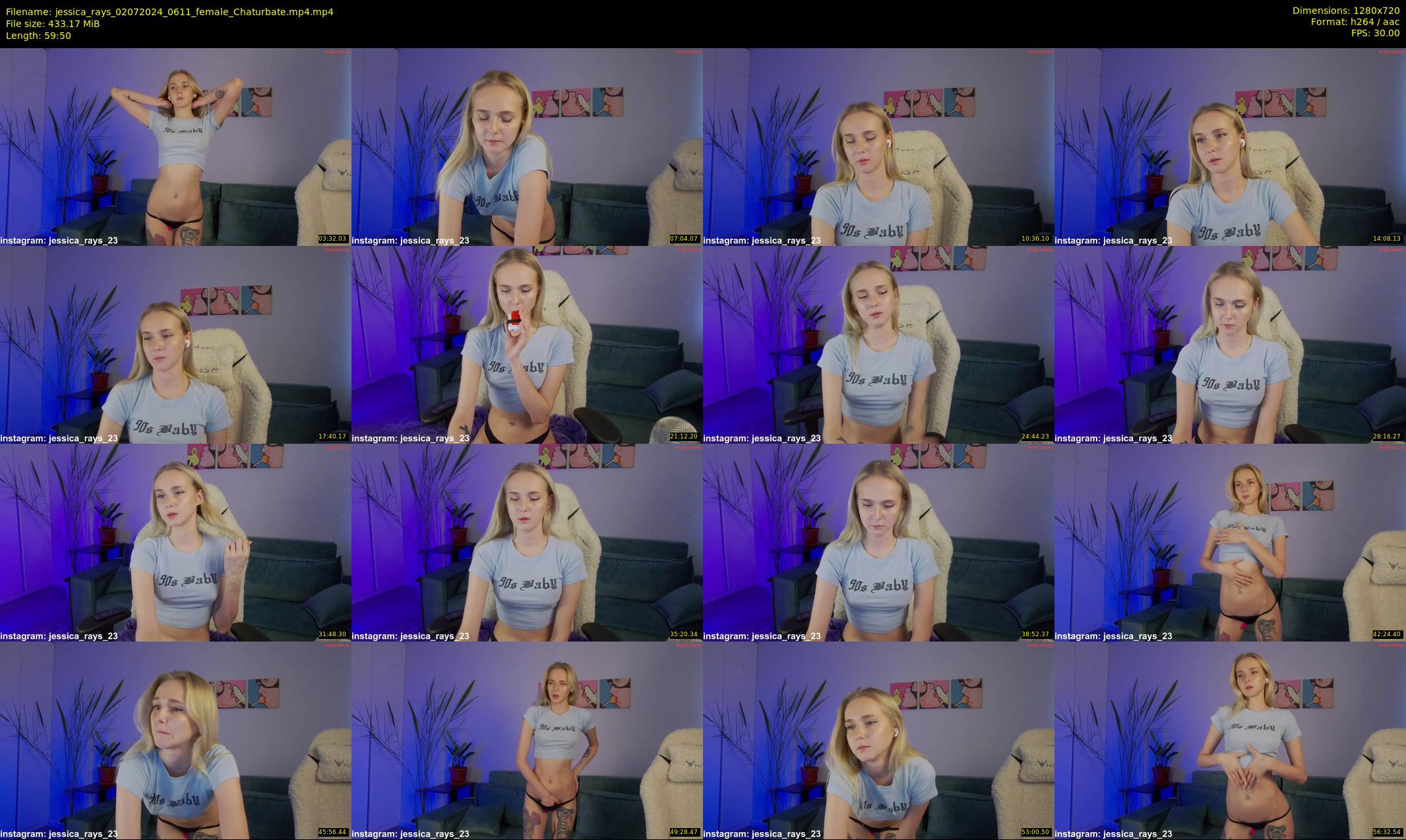 jessica_rays — 60 minute Chaturbate couple cam show recording, 720p, Jul 2, 2024