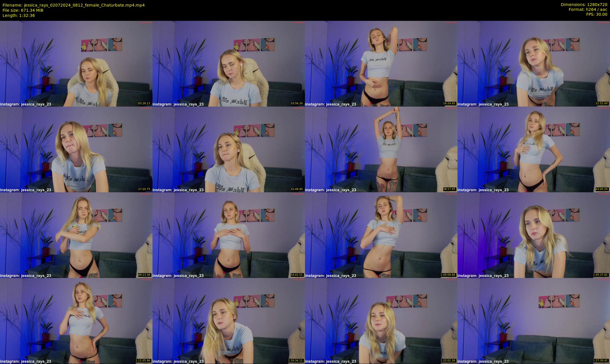 jessica_rays — 93 minute Chaturbate couple cam show recording, 720p, Jul 2, 2024