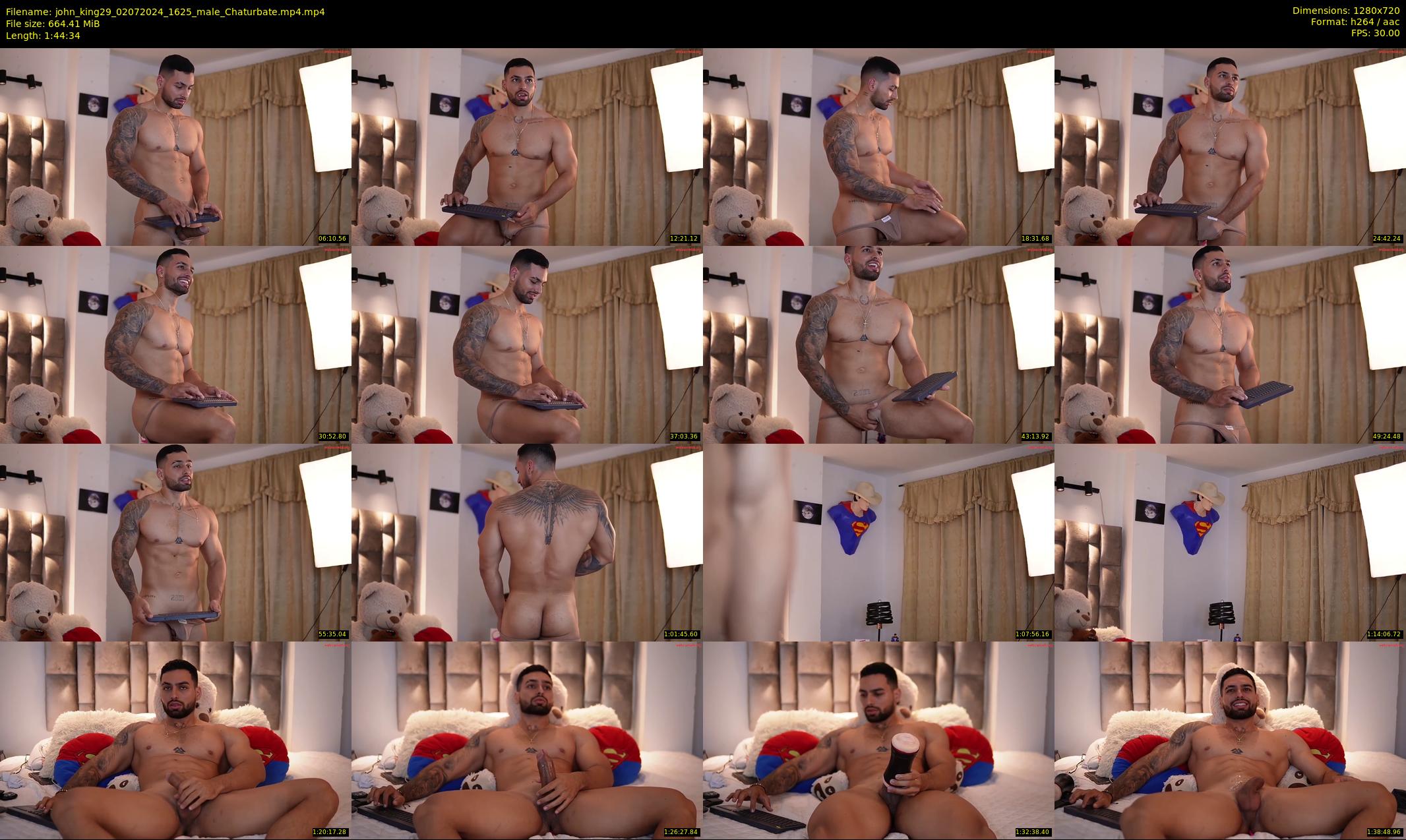 john_king29 — 105 minute Chaturbate male cam show recording, 720p, Jul 2, 2024