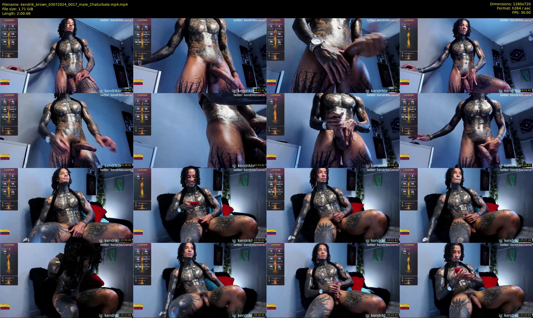 kendrik_brown — 121 minute Chaturbate male cam show recording, 720p, Jul 3, 2024