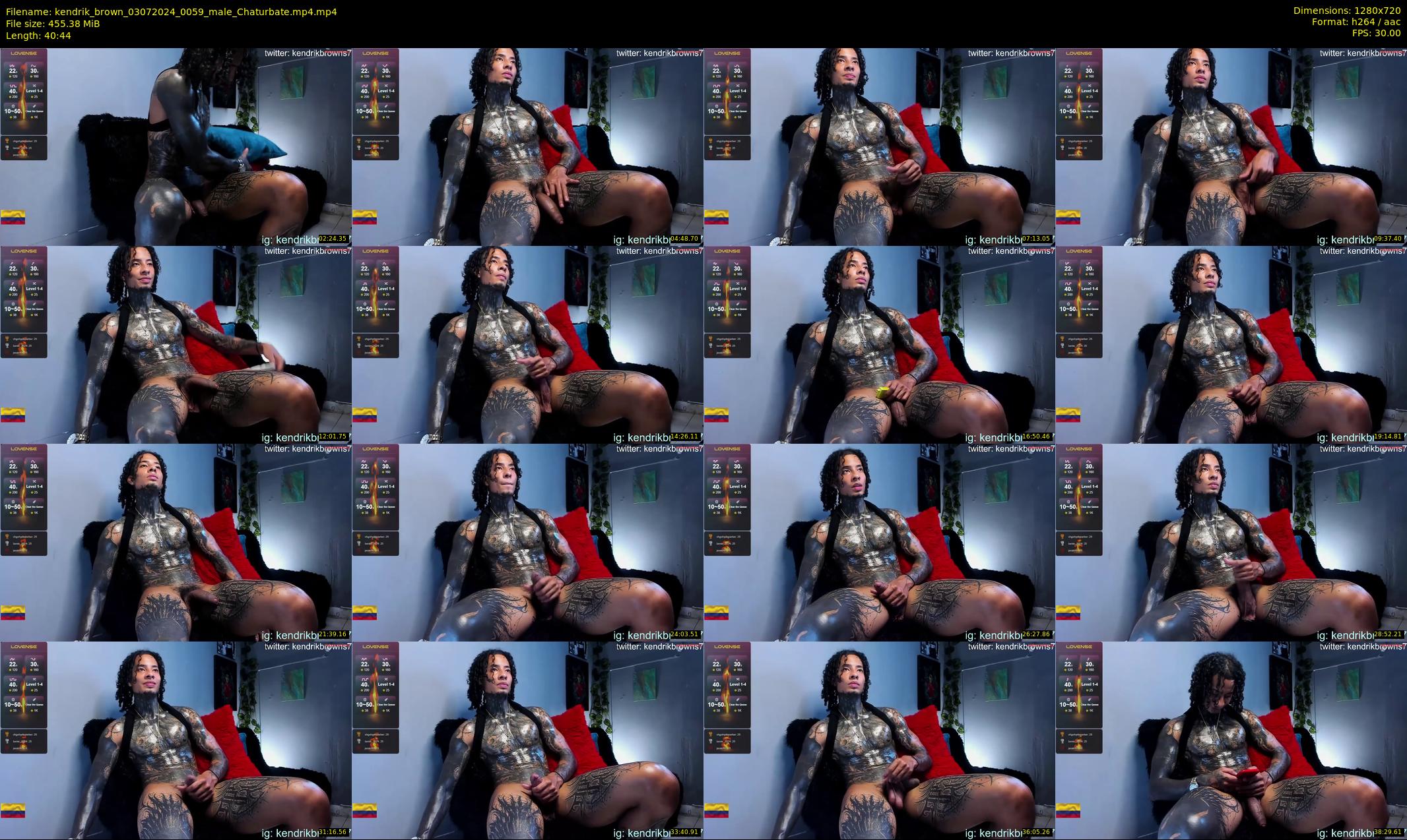 kendrik_brown — 41 minute Chaturbate male cam show recording, 720p, Jul 3, 2024