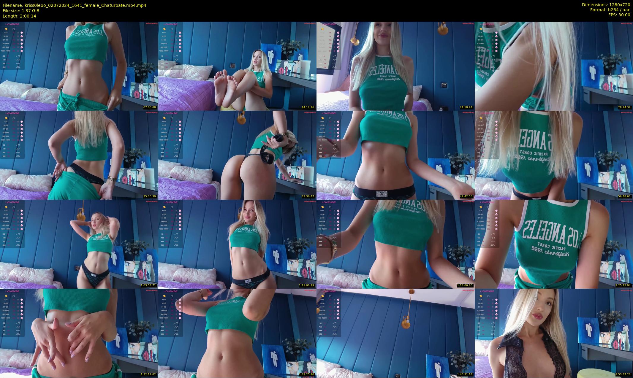 kriss0leoo — 121 minute Chaturbate couple cam show recording, 720p, Jul 2, 2024