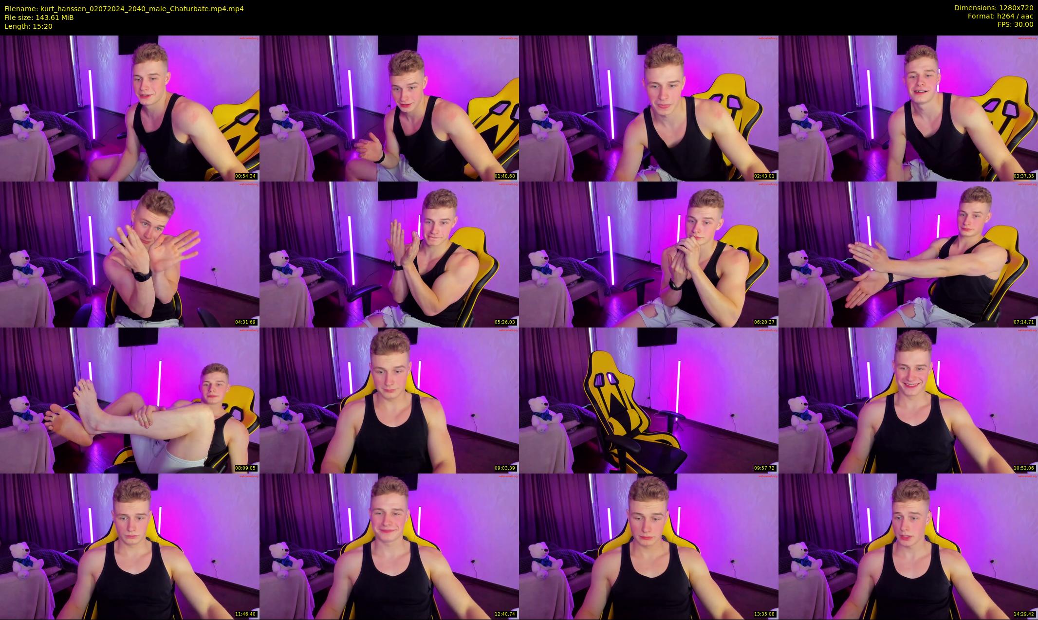 kurt_hanssen — 16 minute Chaturbate male cam show recording, 720p, Jul 2, 2024
