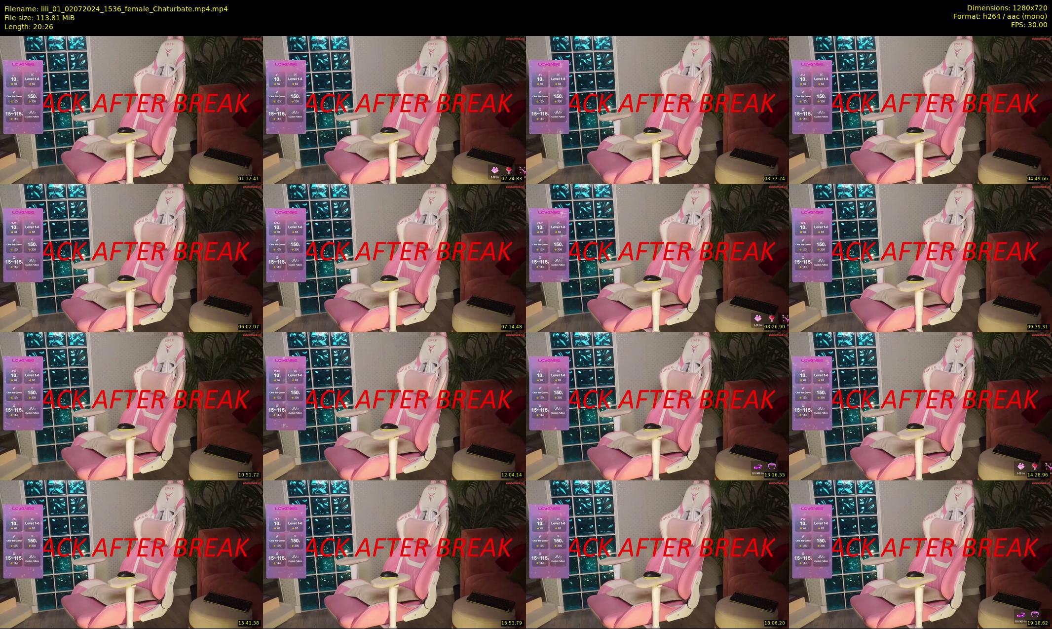 lili_01 — 21 minute Chaturbate female cam show recording, 720p, Jul 2, 2024
