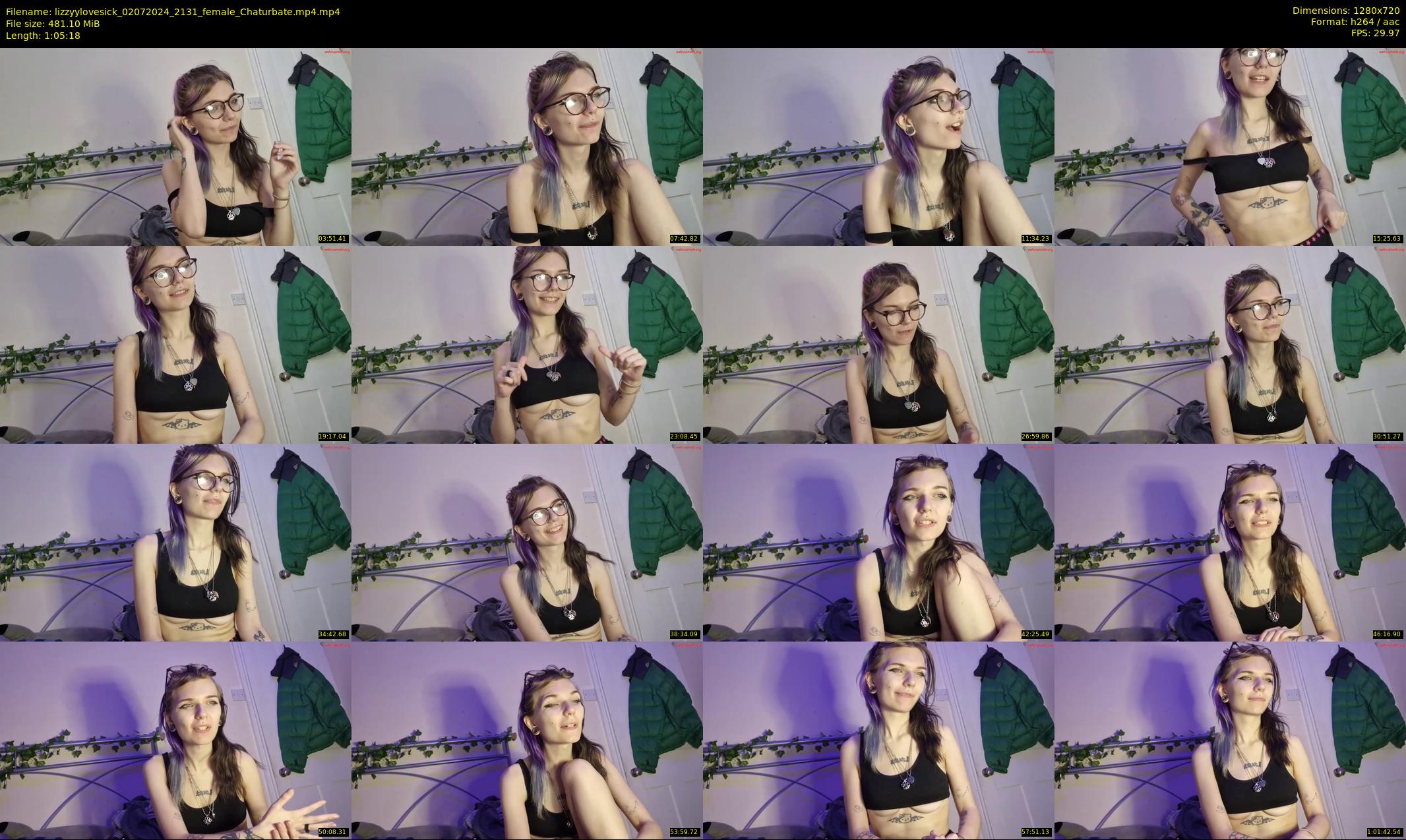 lizzyylovesick — 66 minute Chaturbate female cam show recording, 720p, Jul 2, 2024