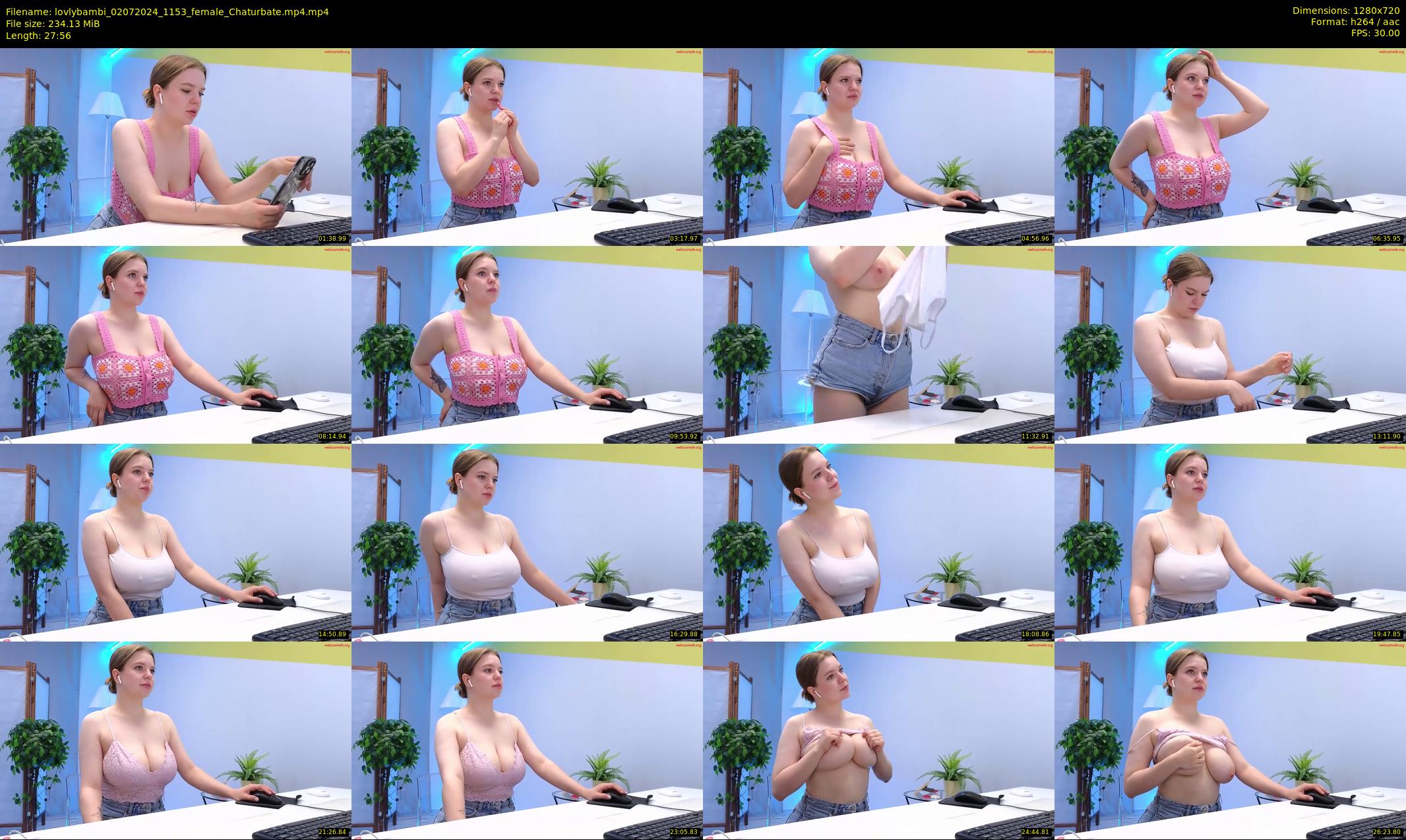 lovlybambi — 28 minute Chaturbate female cam show recording, 720p, Jul 2, 2024