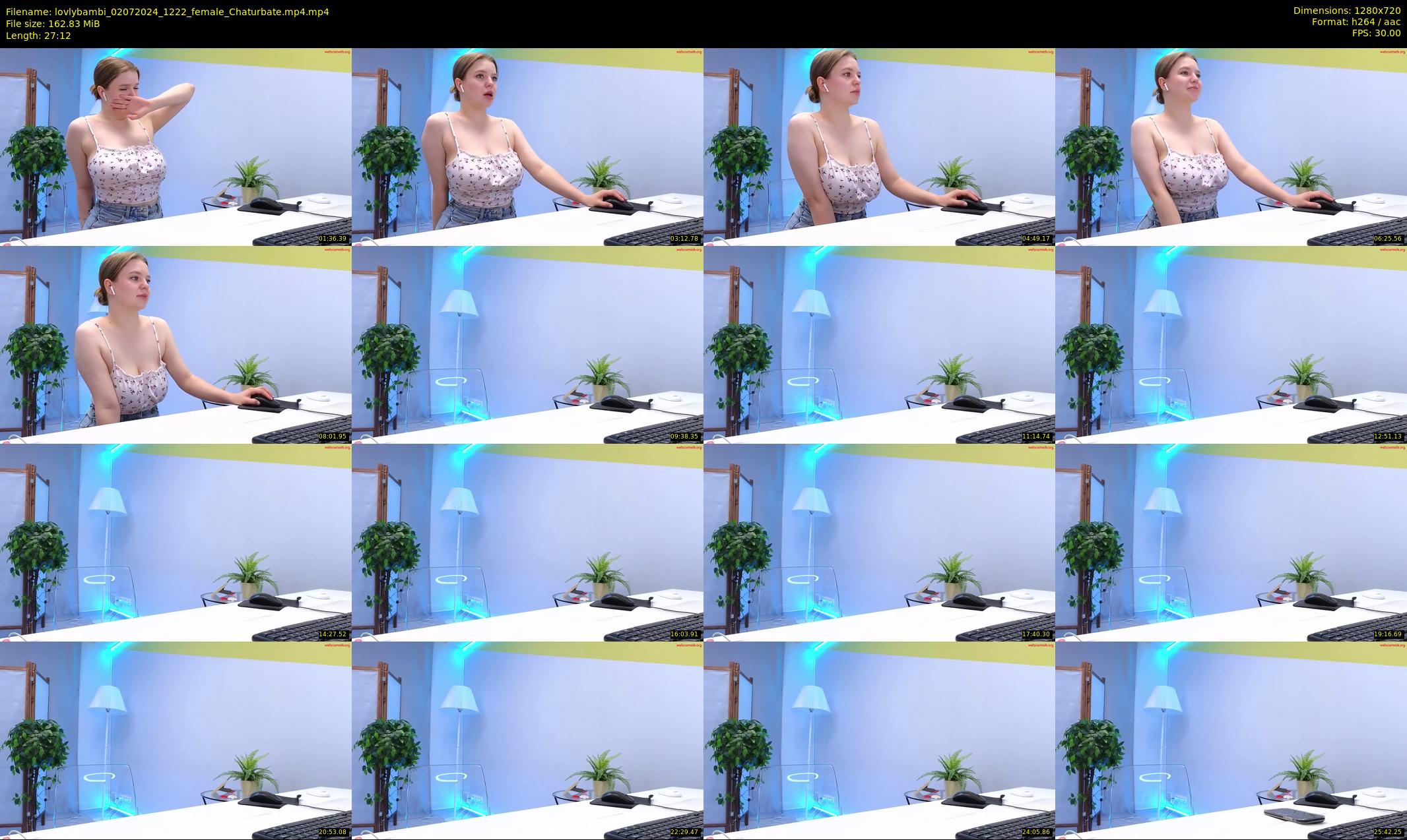 lovlybambi — 28 minute Chaturbate female cam show recording, 720p, Jul 2, 2024