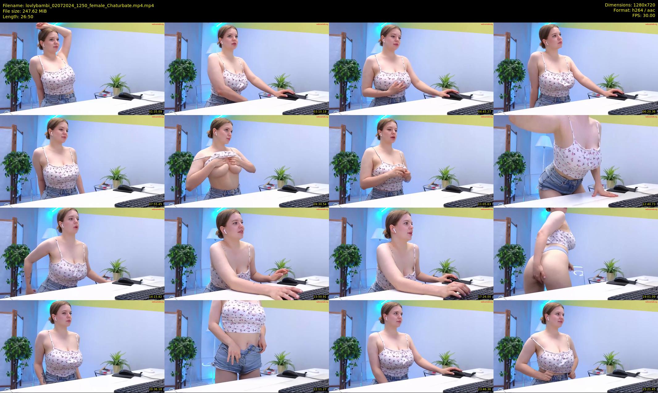 lovlybambi — 27 minute Chaturbate female cam show recording, 720p, Jul 2, 2024