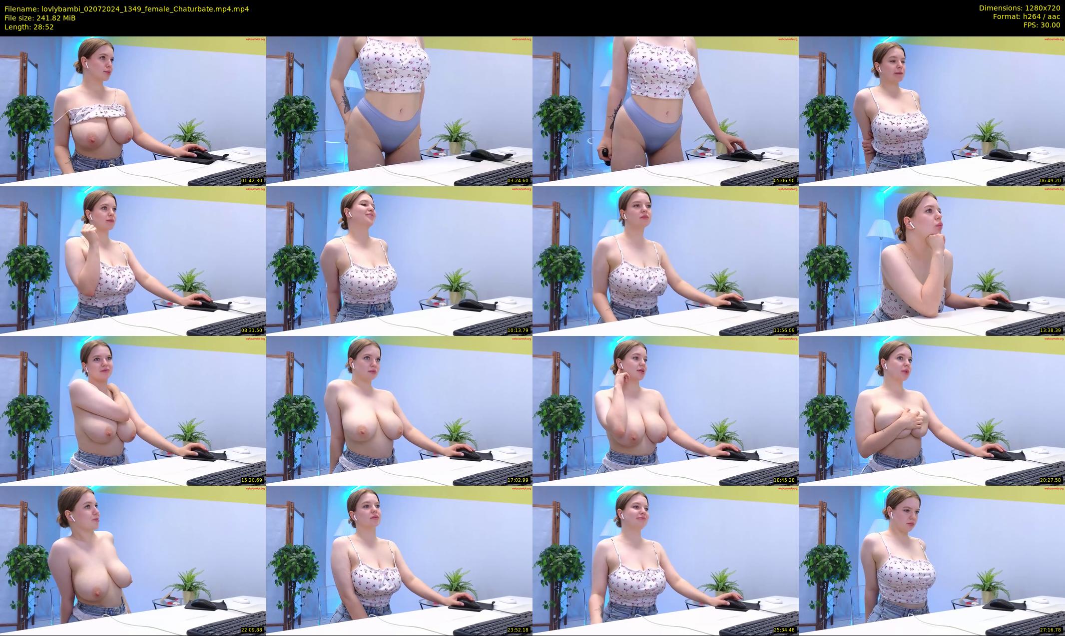 lovlybambi — 29 minute Chaturbate female cam show recording, 720p, Jul 2, 2024