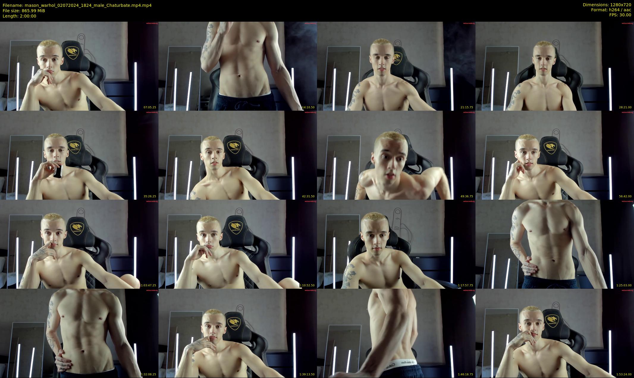 mason_warhol — 120 minute Chaturbate male cam show recording, 720p, Jul 2, 2024