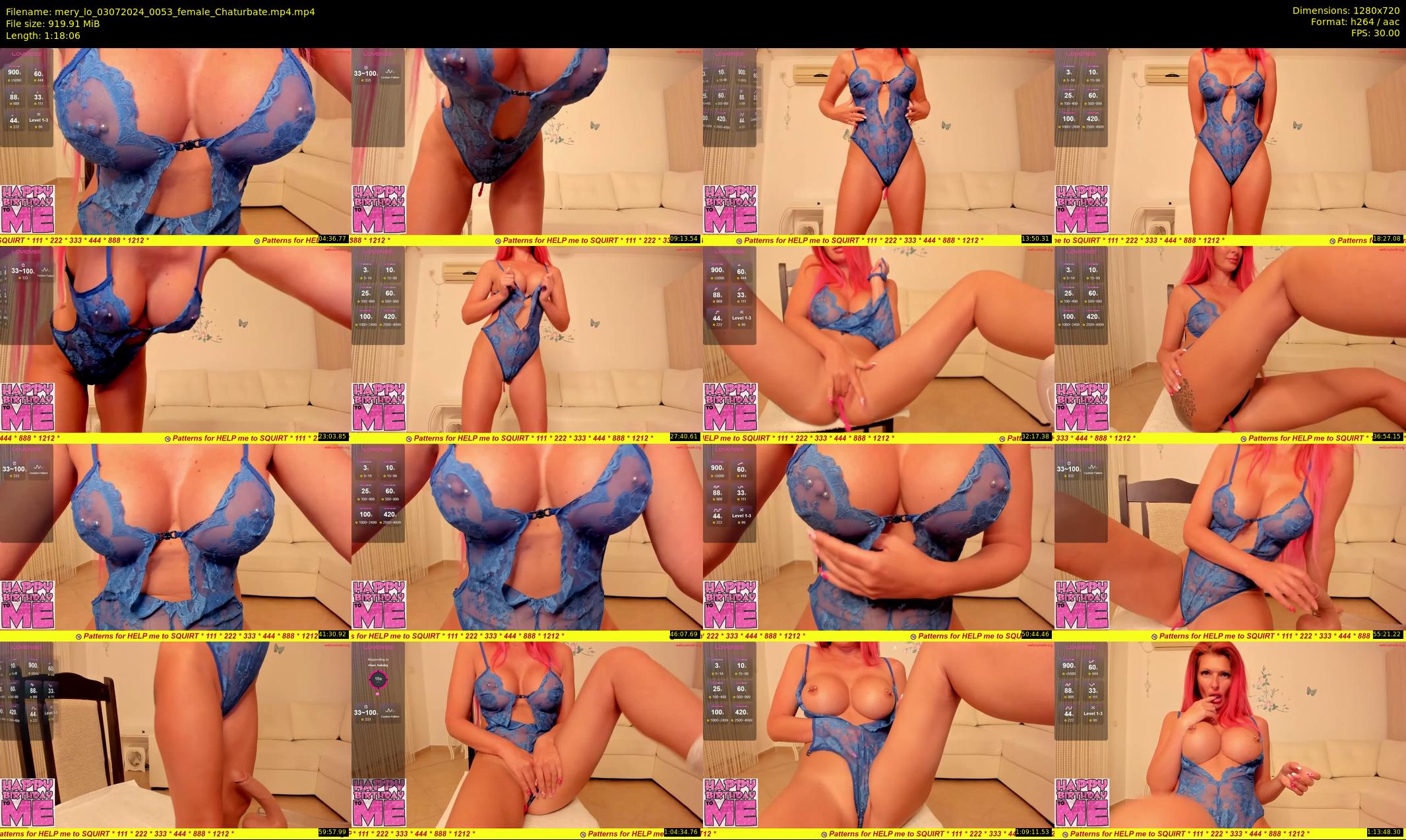 mery_lo — 79 minute Chaturbate female cam show recording, 720p, Jul 3, 2024