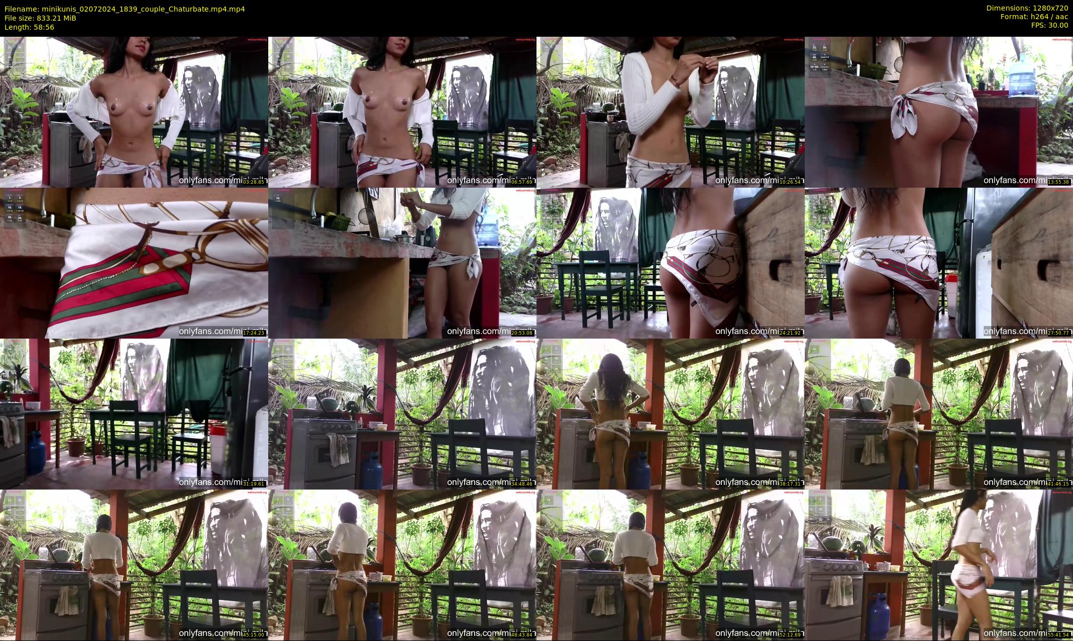 minikunis — 59 minute Chaturbate couple cam show recording, 720p, Jul 2, 2024