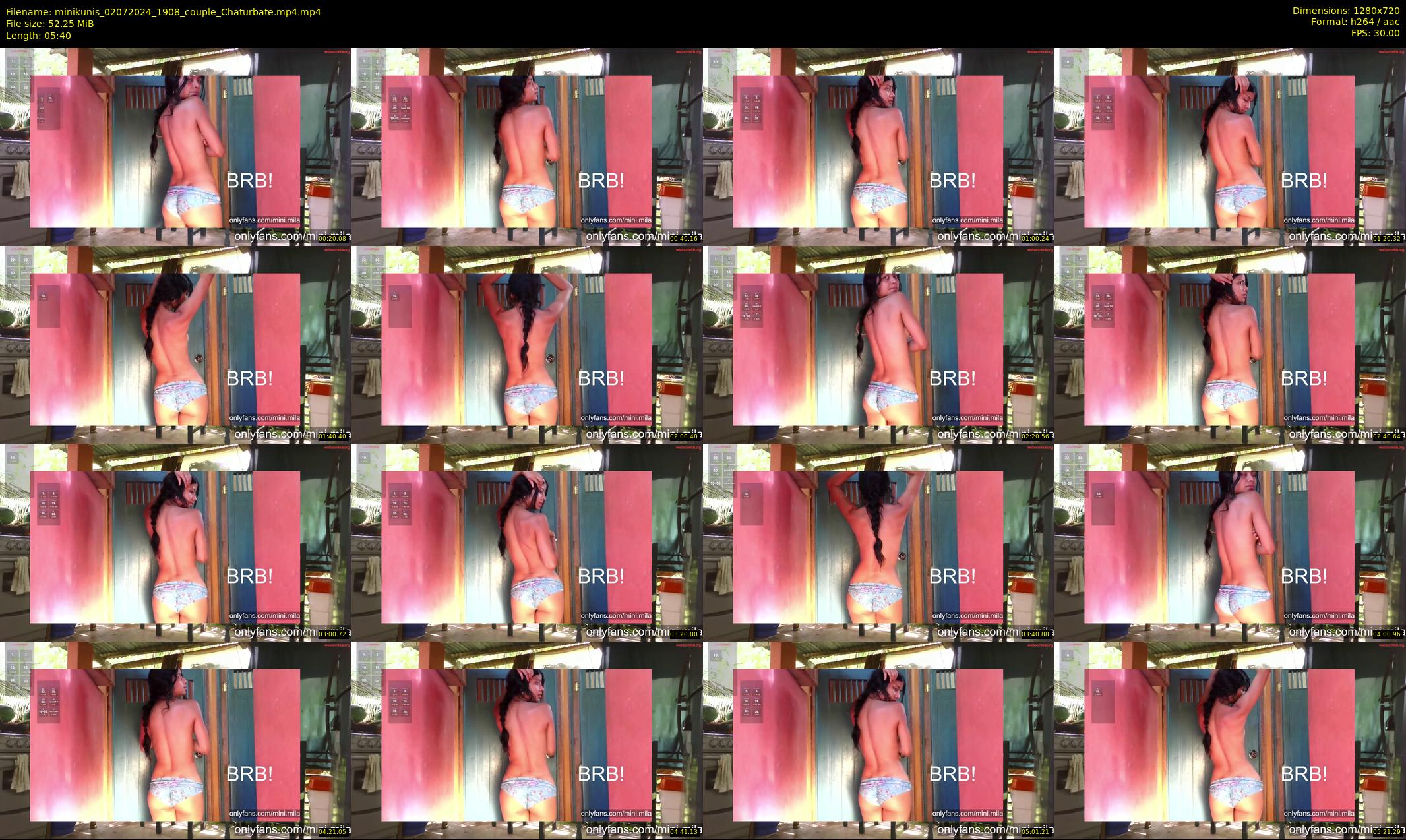 minikunis — 6 minute Chaturbate couple cam show recording, 720p, Jul 2, 2024