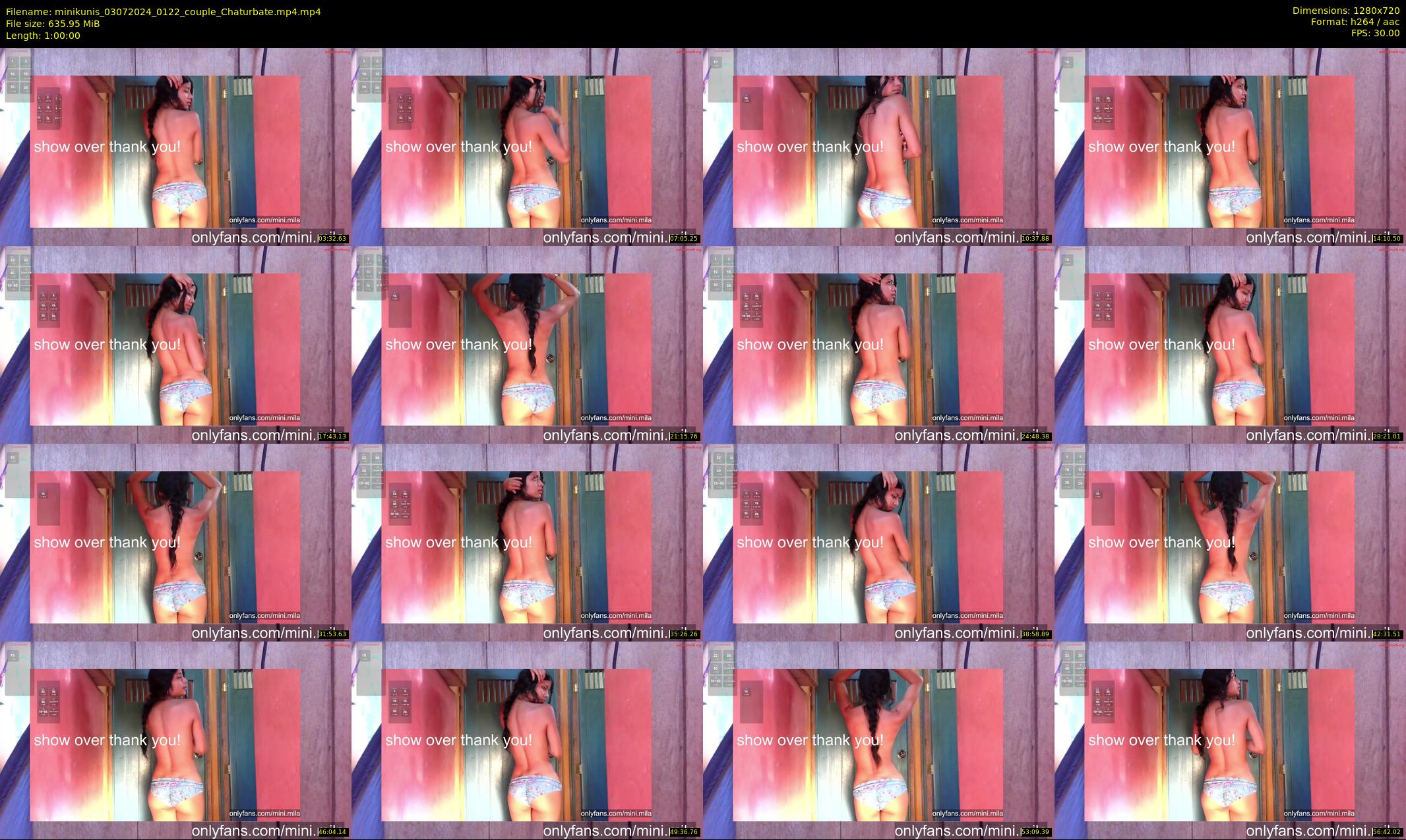 minikunis — 60 minute Chaturbate couple cam show recording, 720p, Jul 3, 2024