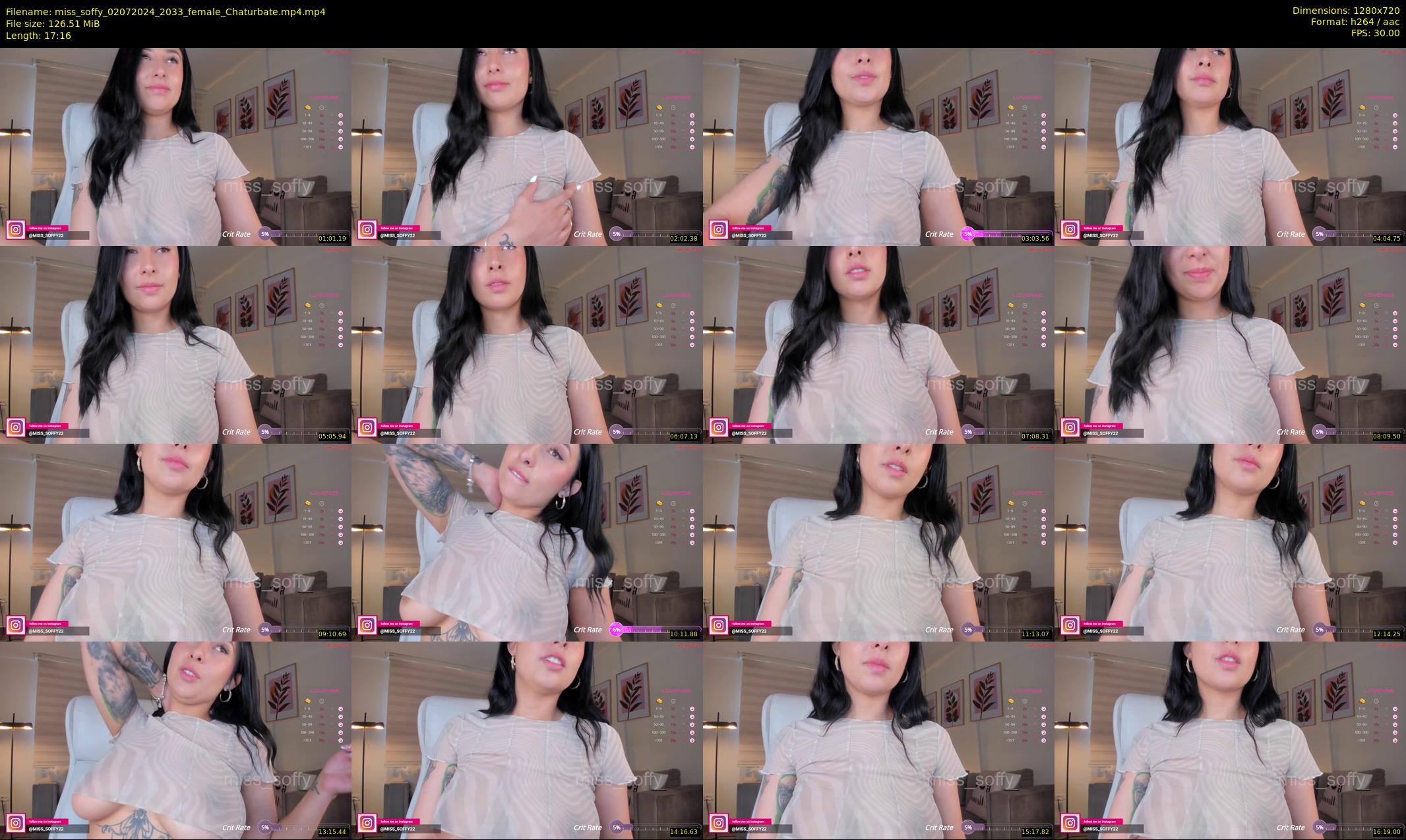 miss_soffy — 18 minute Chaturbate female cam show recording, 720p, Jul 2, 2024