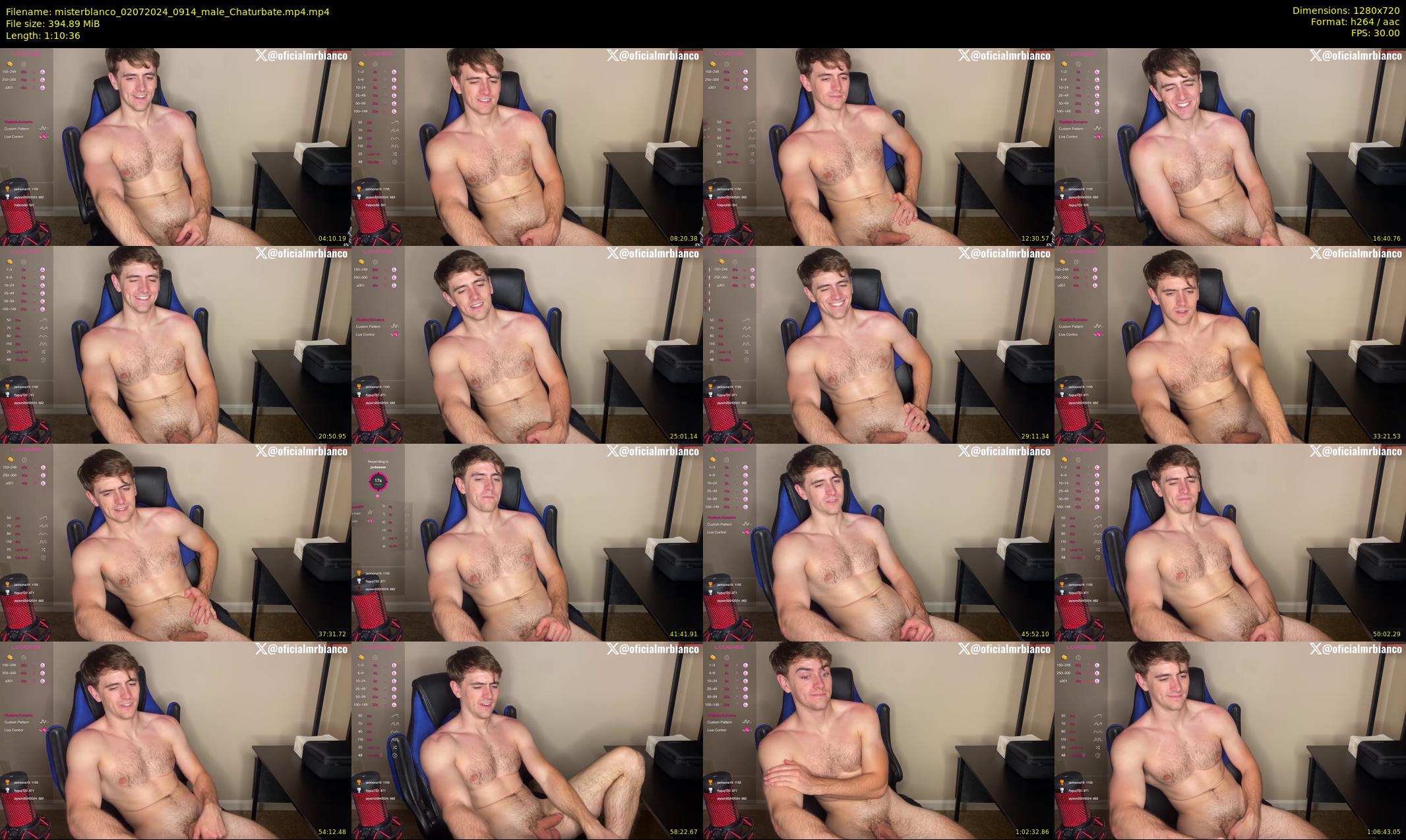 misterblanco — 71 minute Chaturbate male cam show recording, 720p, Jul 2, 2024